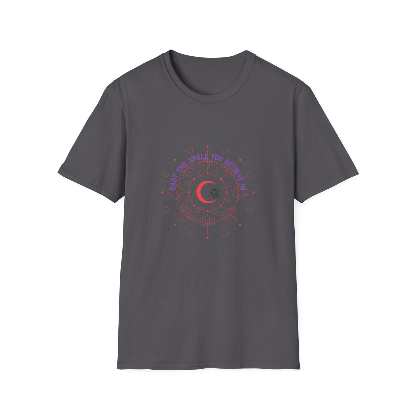 Magical Moon Phase T-Shirt | Unisex Softstyle Tee, Astrology Gift, Spiritual Apparel, Celestial Shirt, Empowering Gift for Her