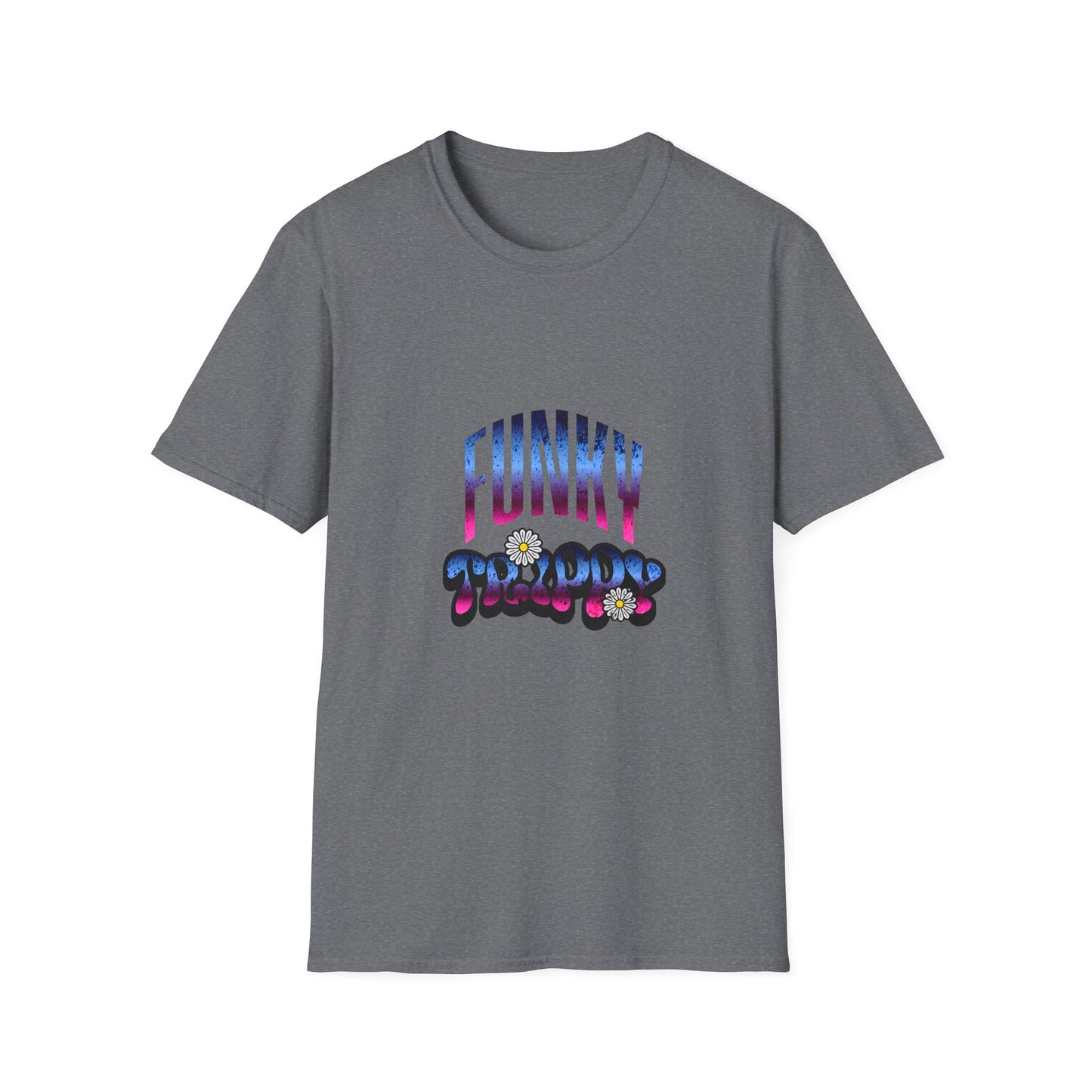 Funky Happy Unisex T-Shirt – Perfect for Festivals, Gifts & Everyday Wear, Vivid Graphics, Casual Style, Birthday Celebration