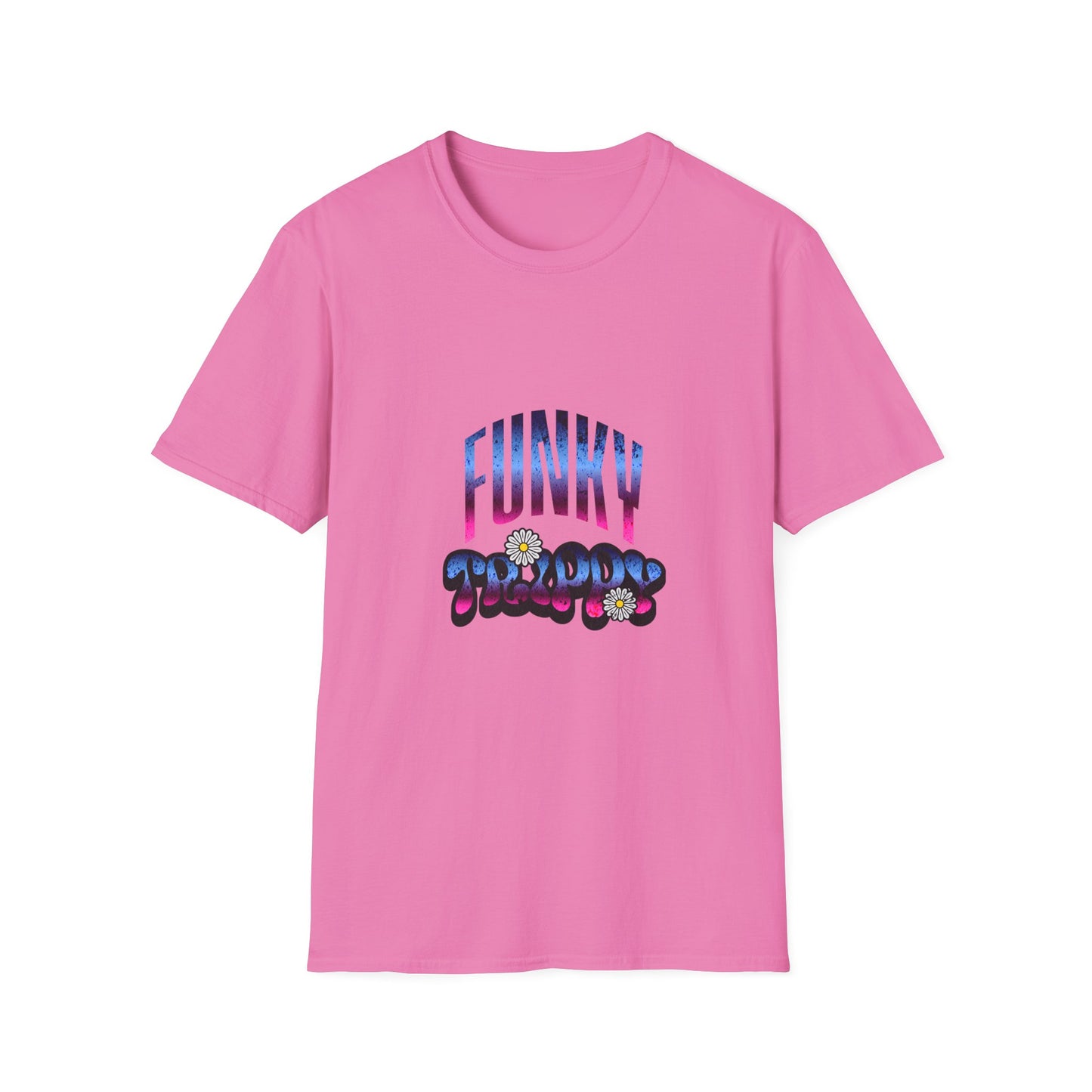 Funky Happy Unisex T-Shirt – Perfect for Festivals, Gifts & Everyday Wear, Vivid Graphics, Casual Style, Birthday Celebration