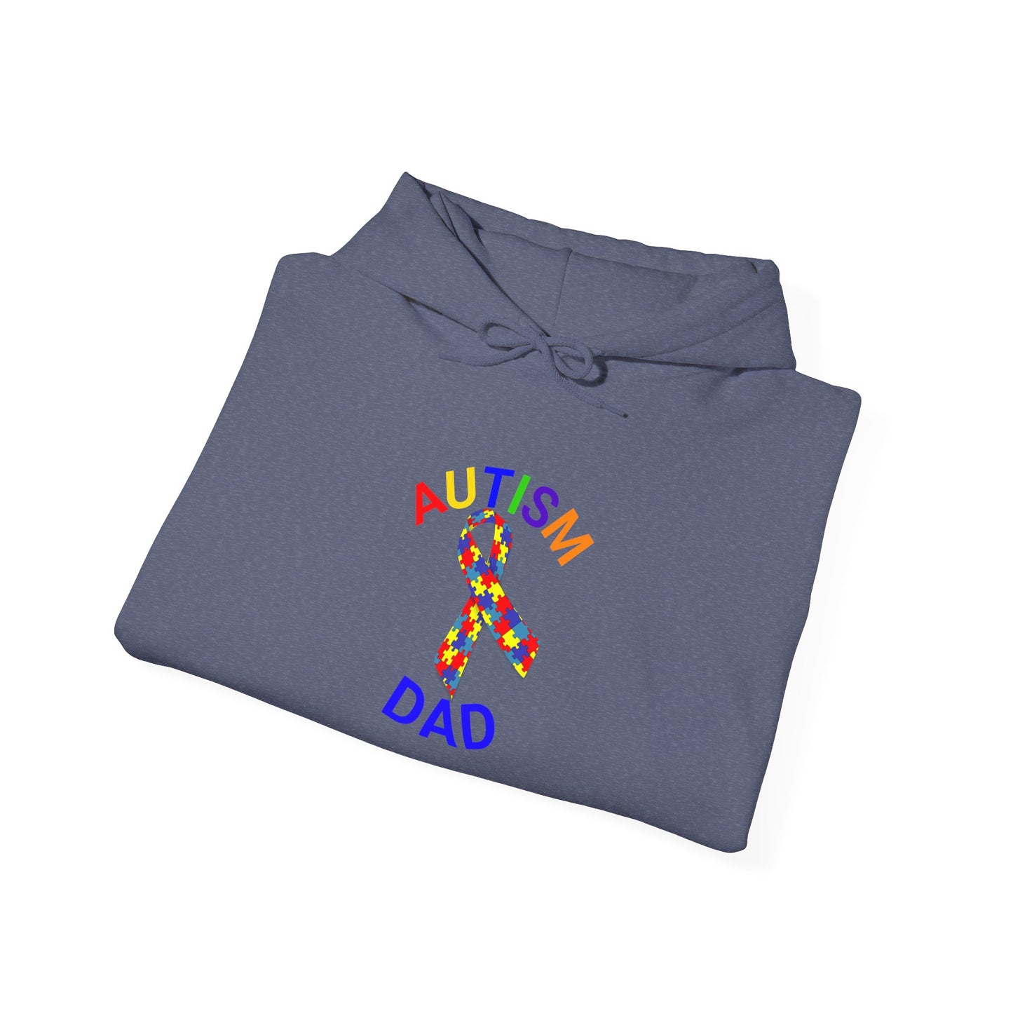 Autism Dad Inspirational Hoodie | Unisex Heavy Blend Sweatshirt for Fathers | Perfect Gift for Dad | Awareness Apparel