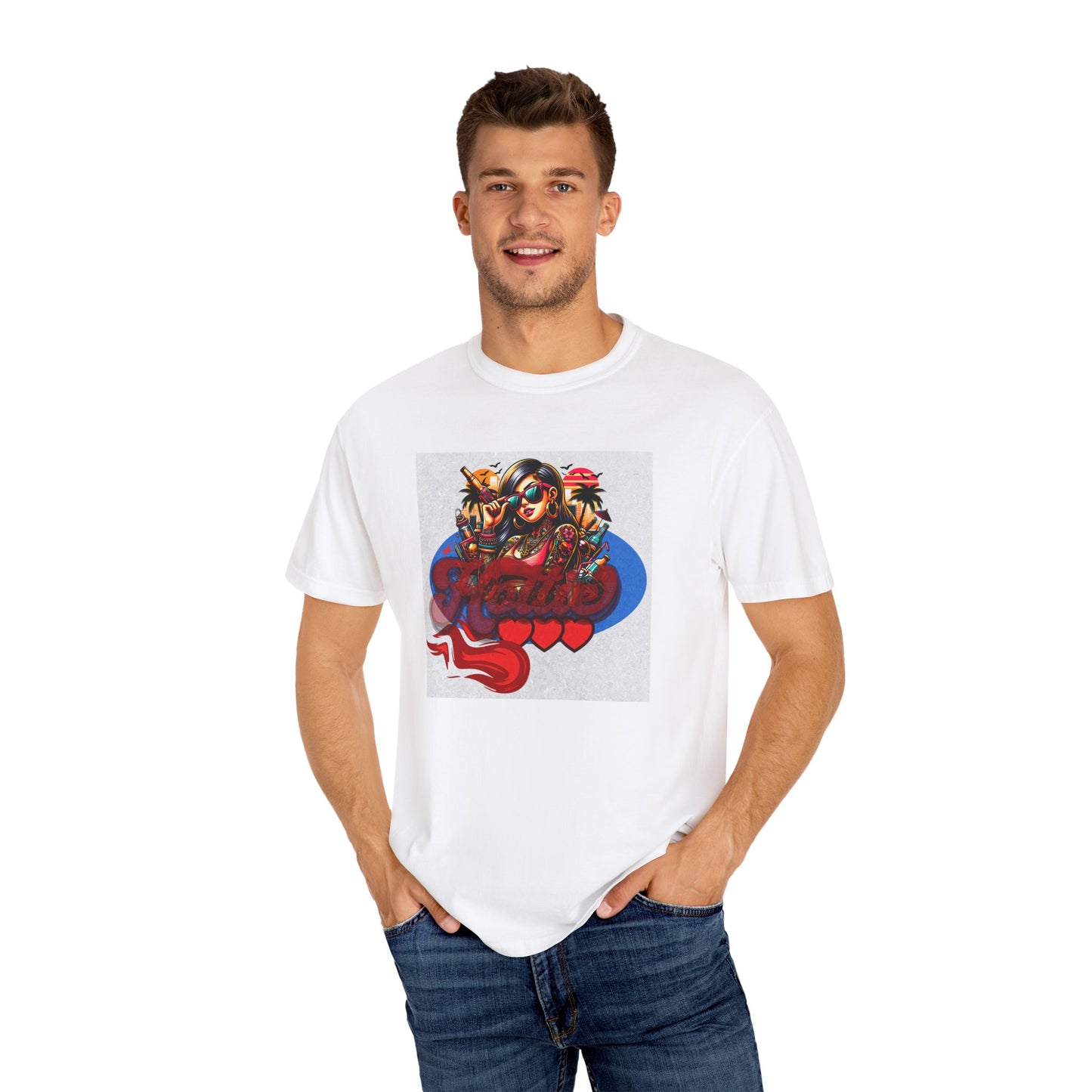 Hottie T-Shirt, Retro Inspired Unisex T-Shirt, Casual Streetwear, Graphic Tee for Events, Gift for Music Lovers, Festival Wear