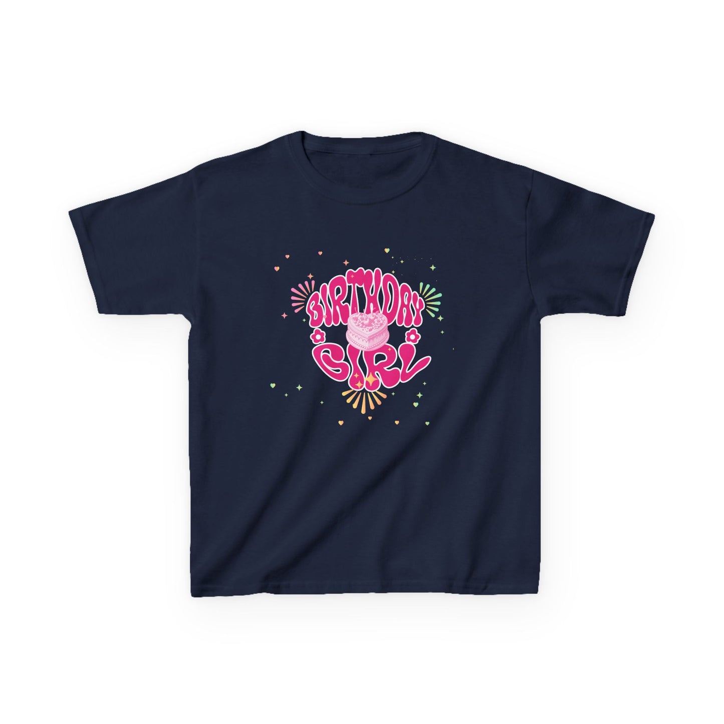 Birthday girl T-Shirt, Kids Birthday Tee, Fun Birthday T-Shirt, Birthday Cake T-Shirt, Birthday Shirt, Celebration Top, Gift, Kids Party Apparel