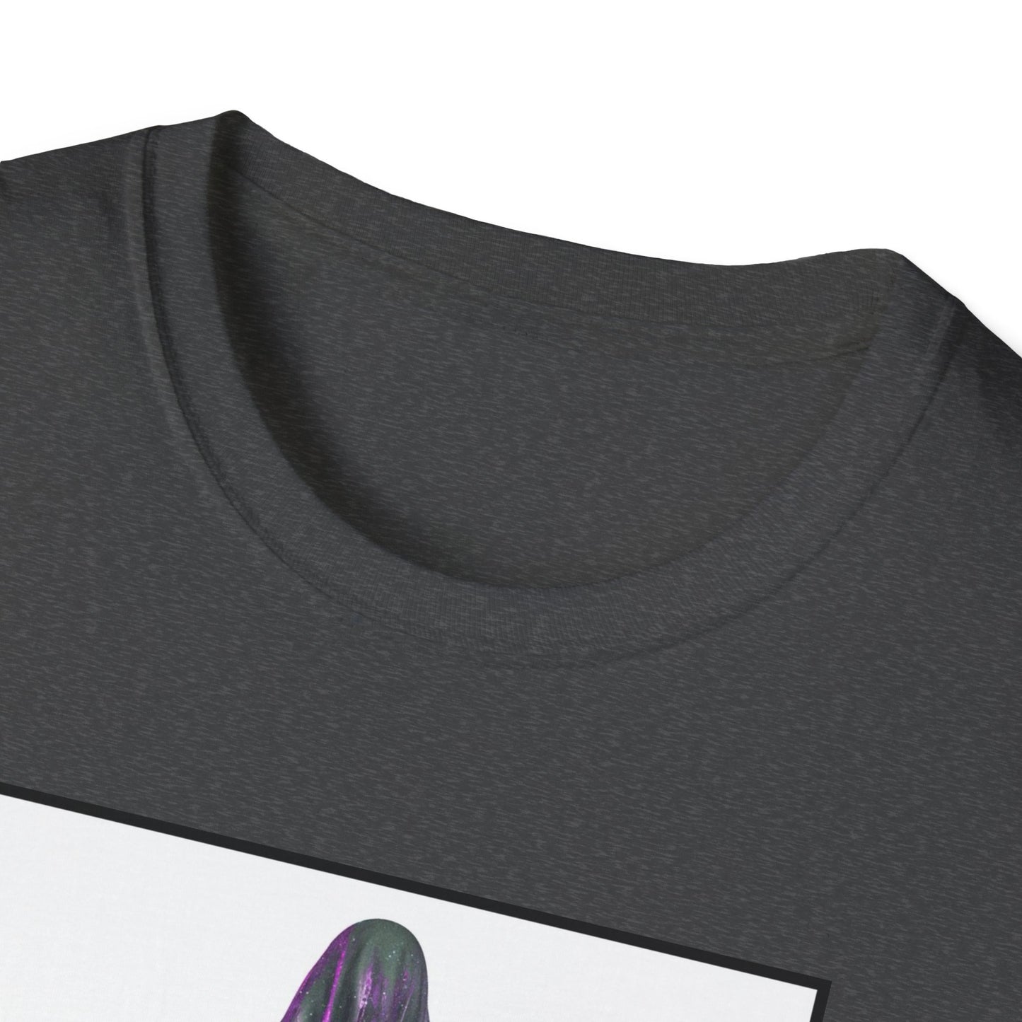 Cosmic Vibe Unisex Softstyle T-Shirt - Celestial Graphic Tee, Space Lover's Gift, Retro Aesthetic Shirt, Festival Wear, Geeky Apparel