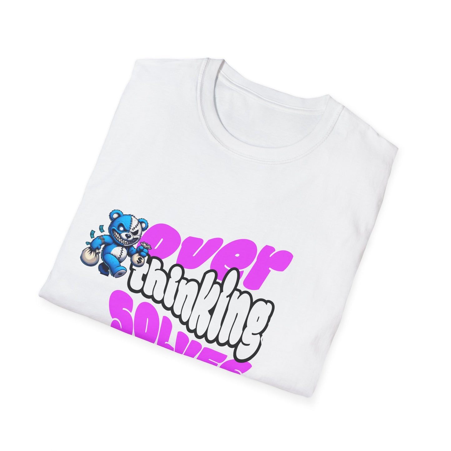 Funny Overthinking T-Shirt, Unisex Graphic Tee, Gift for Anxiety, Casual Wear, Birthday Gift, Relaxed Fit