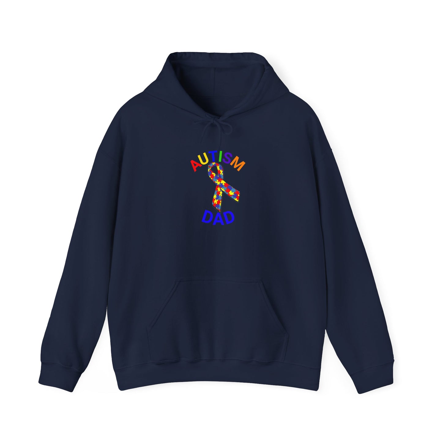 Autism Dad Inspirational Hoodie | Unisex Heavy Blend Sweatshirt for Fathers | Perfect Gift for Dad | Awareness Apparel