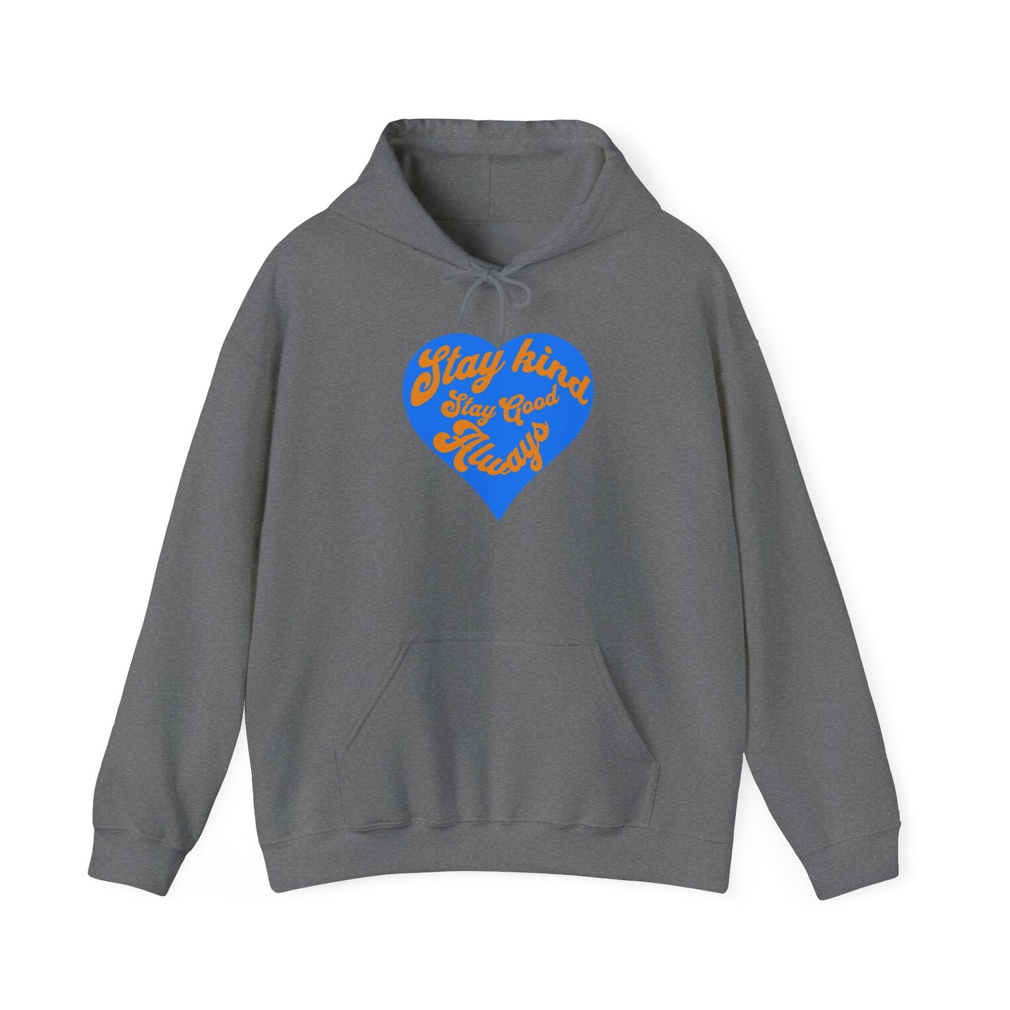 Stay Kind Heart Hoodie - Cozy Unisex Sweatshirt, Ideal for Gifts, Casual Wear, Everyday Comfort, Fall Fashion, Motivation