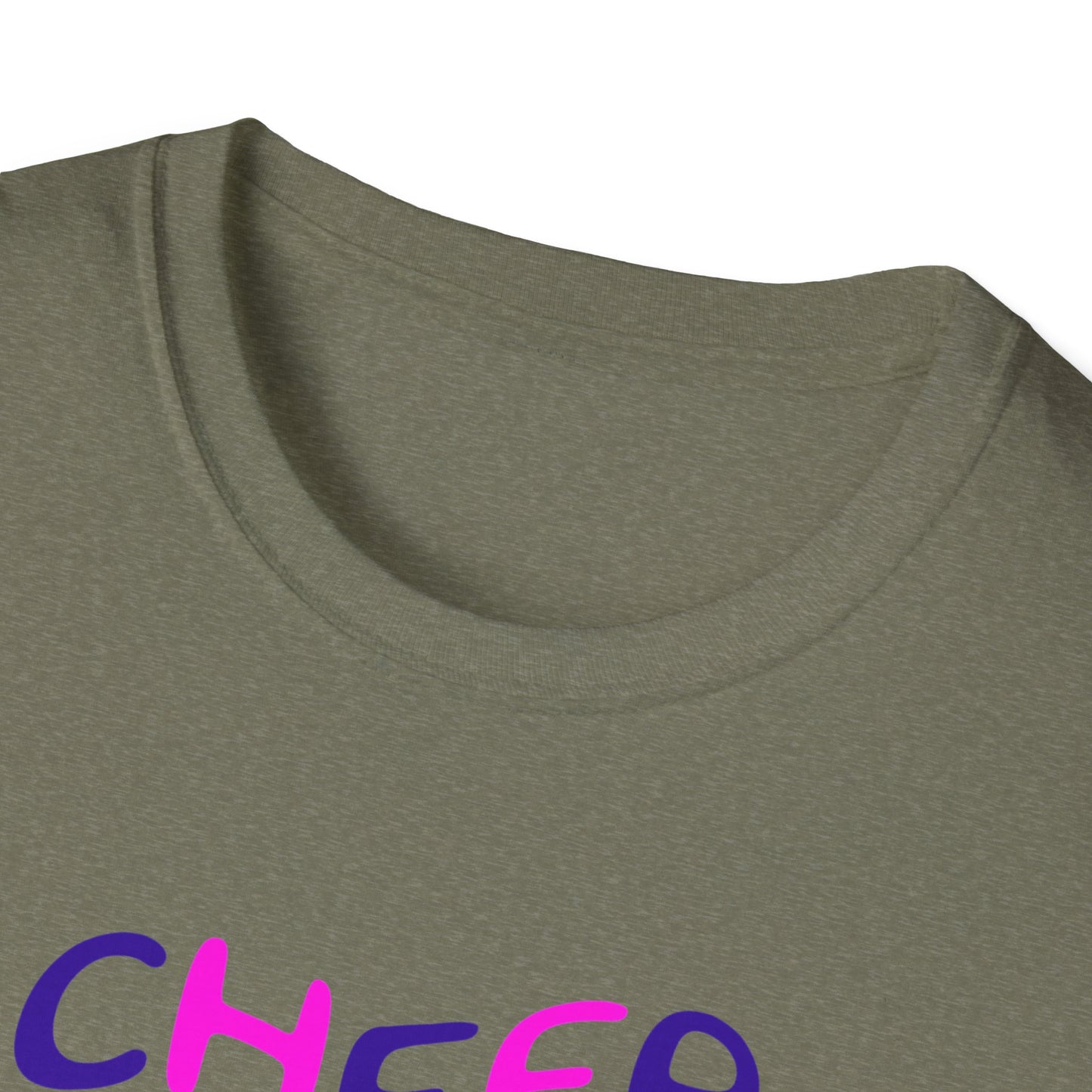 Cheer Mom Unisex Softstyle T-Shirt | Cheerleading Gift, Sportswear, Team Spirit Shirt, Mom Apparel, Fan Merchandise