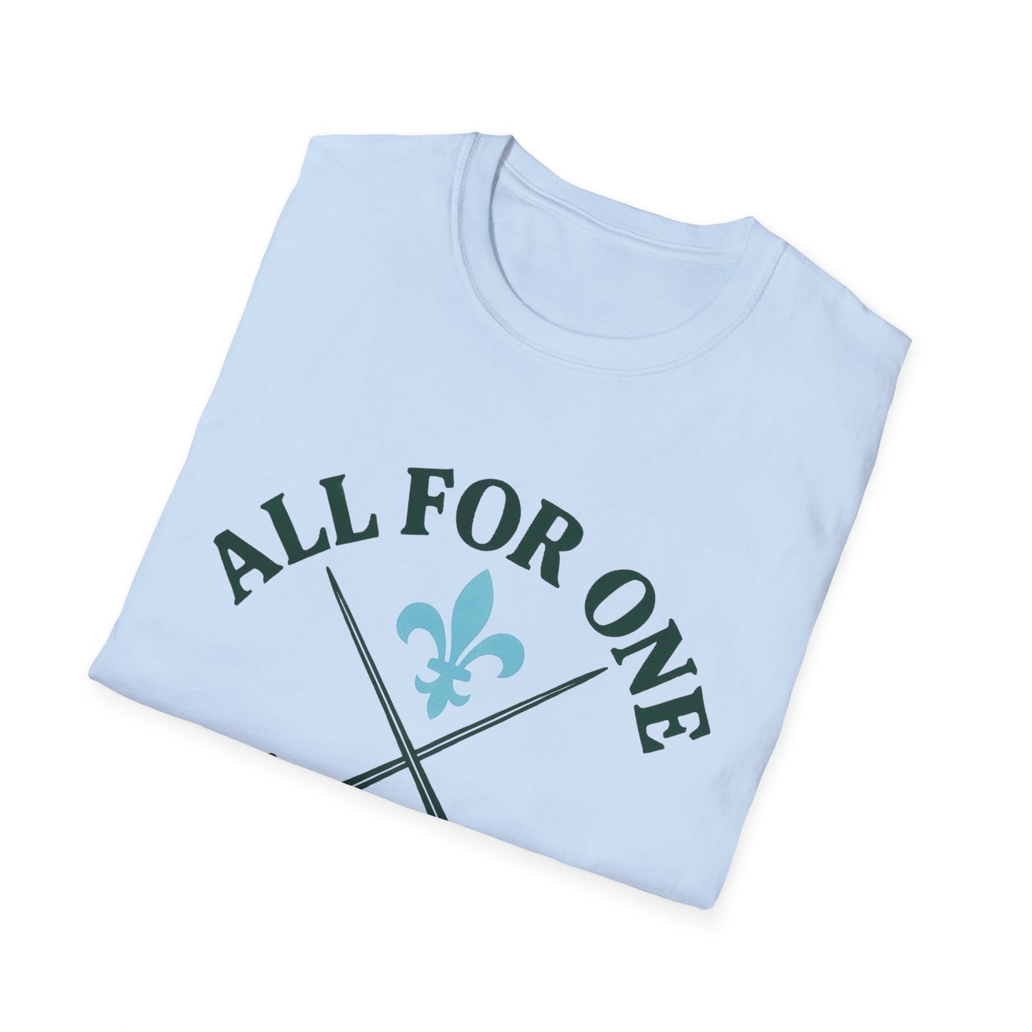 Unisex Graphic Tee - 'All For One, One For All' - Great for Team Events, Gifts, or Casual Wear