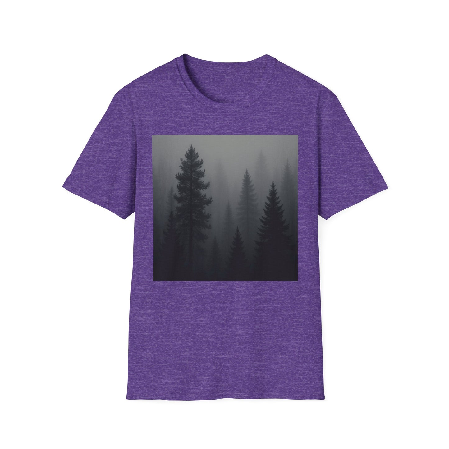 Mystical Forest T-Shirt | Unisex Softstyle Tee for Nature Lovers, Outdoor Adventures, Casual Wear, Gifts for Him & Her