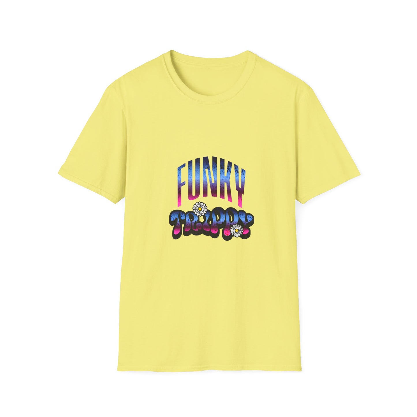 Funky Happy Unisex T-Shirt – Perfect for Festivals, Gifts & Everyday Wear, Vivid Graphics, Casual Style, Birthday Celebration
