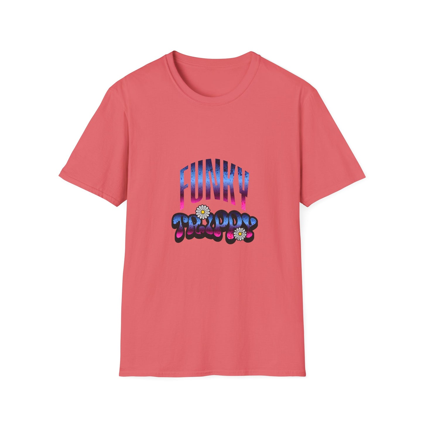 Funky Happy Unisex T-Shirt – Perfect for Festivals, Gifts & Everyday Wear, Vivid Graphics, Casual Style, Birthday Celebration