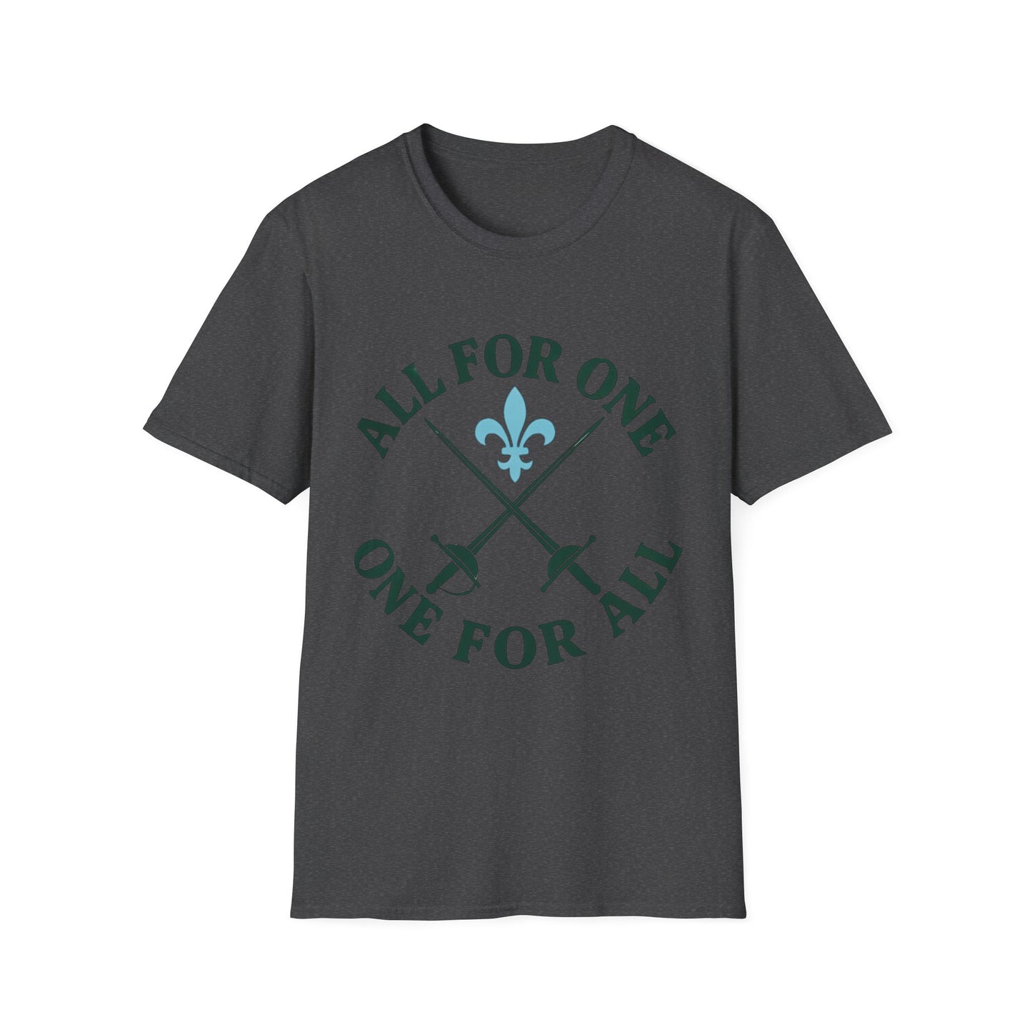 Unisex Graphic Tee - 'All For One, One For All' - Great for Team Events, Gifts, or Casual Wear
