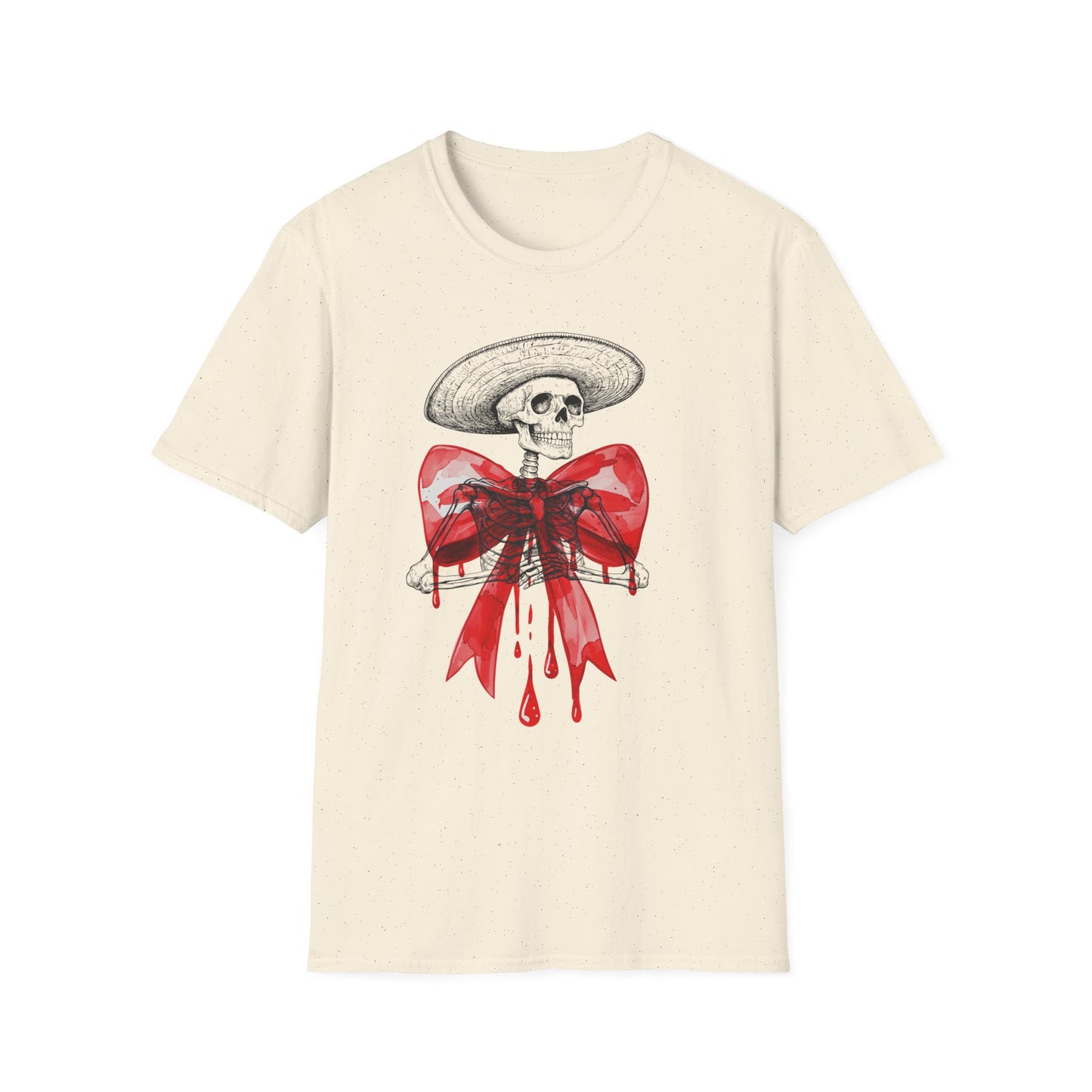Bloody Skeleton, Unisex soft style T-Shirt