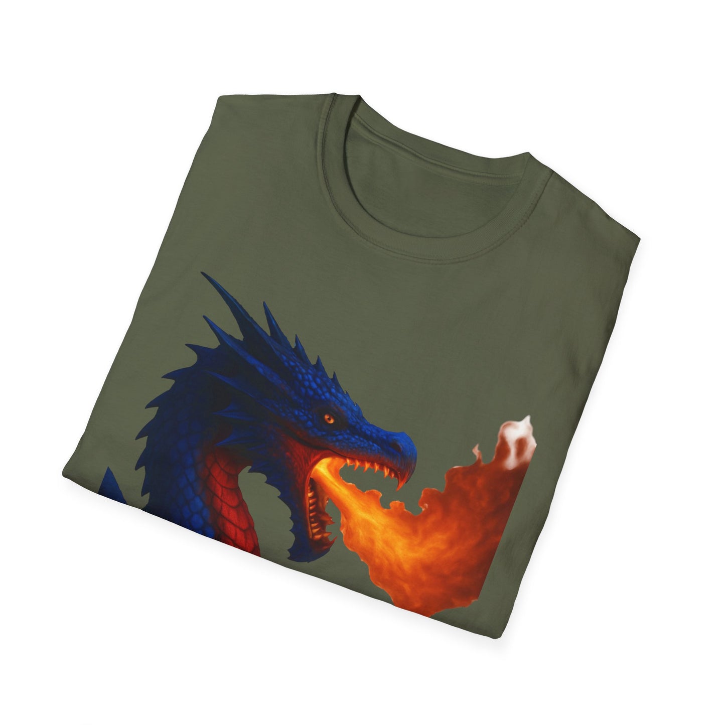 Fantasy Dragon Graphic Tee - Perfect for Gamers, Fantasy Lovers, Birthday Gifts, Casual Wear, Unique Gifts