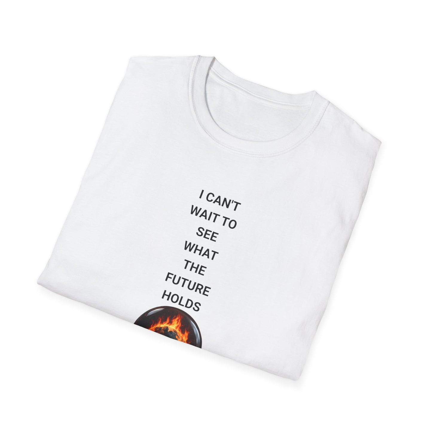 Crystal Ball Future T-Shirt, Psychic Gift, Astrology Apparel, Spiritual Tee, Carnivals & Festivals Occasional Wear