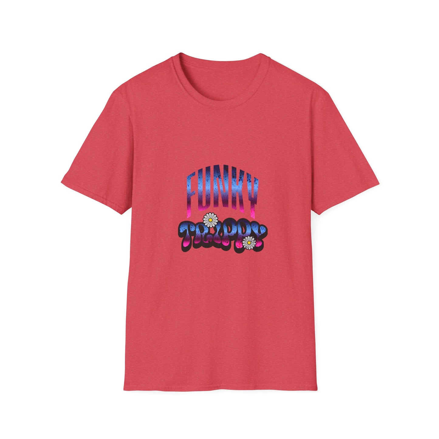 Funky Happy Unisex T-Shirt – Perfect for Festivals, Gifts & Everyday Wear, Vivid Graphics, Casual Style, Birthday Celebration