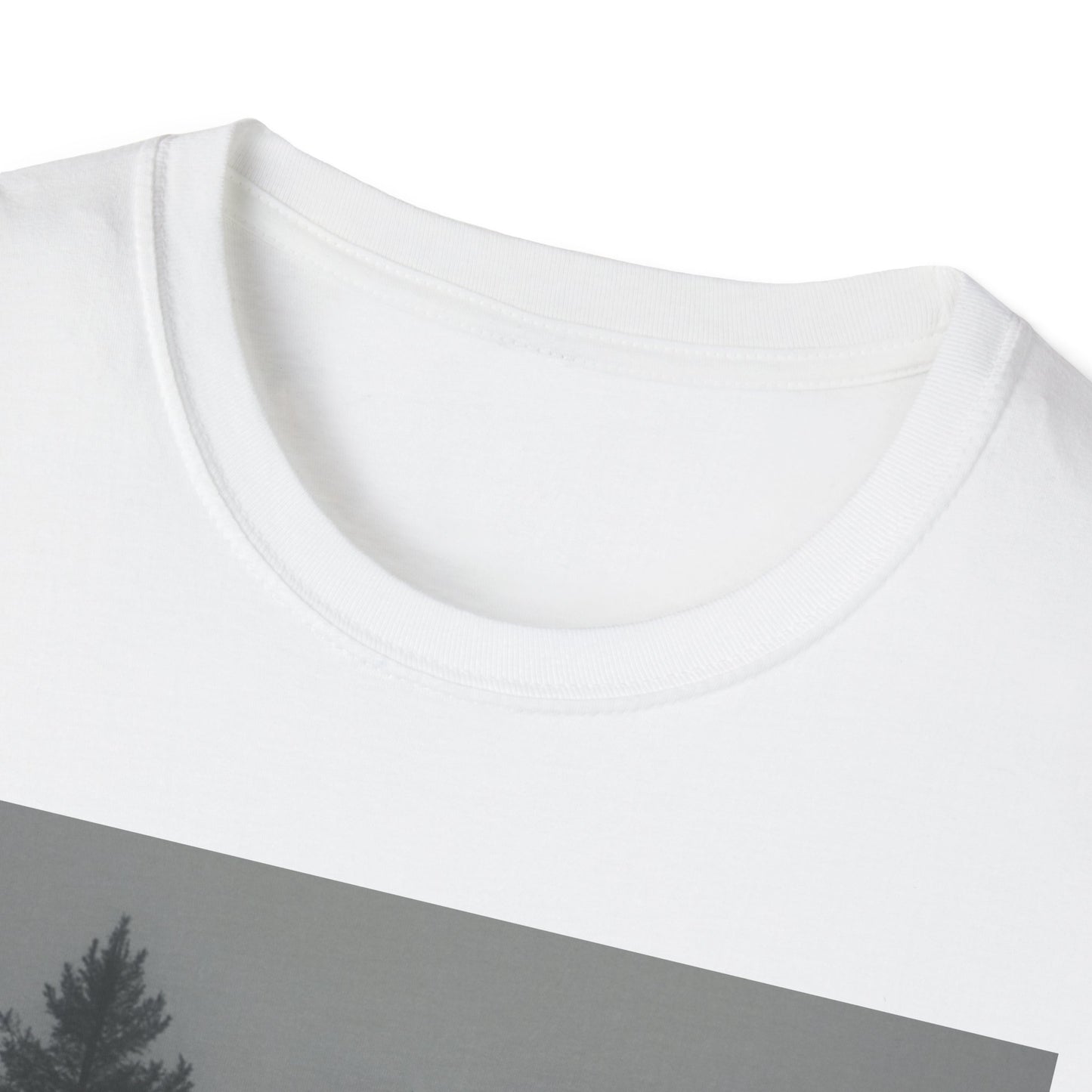 Mystical Forest T-Shirt | Unisex Softstyle Tee for Nature Lovers, Outdoor Adventures, Casual Wear, Gifts for Him & Her