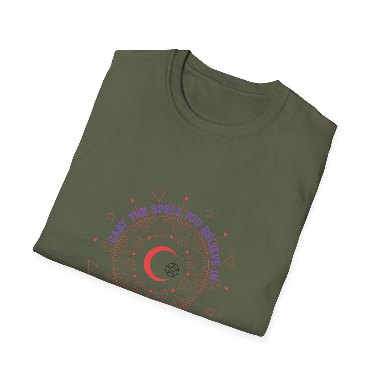 Magical Moon Phase T-Shirt | Unisex Softstyle Tee, Astrology Gift, Spiritual Apparel, Celestial Shirt, Empowering Gift for Her