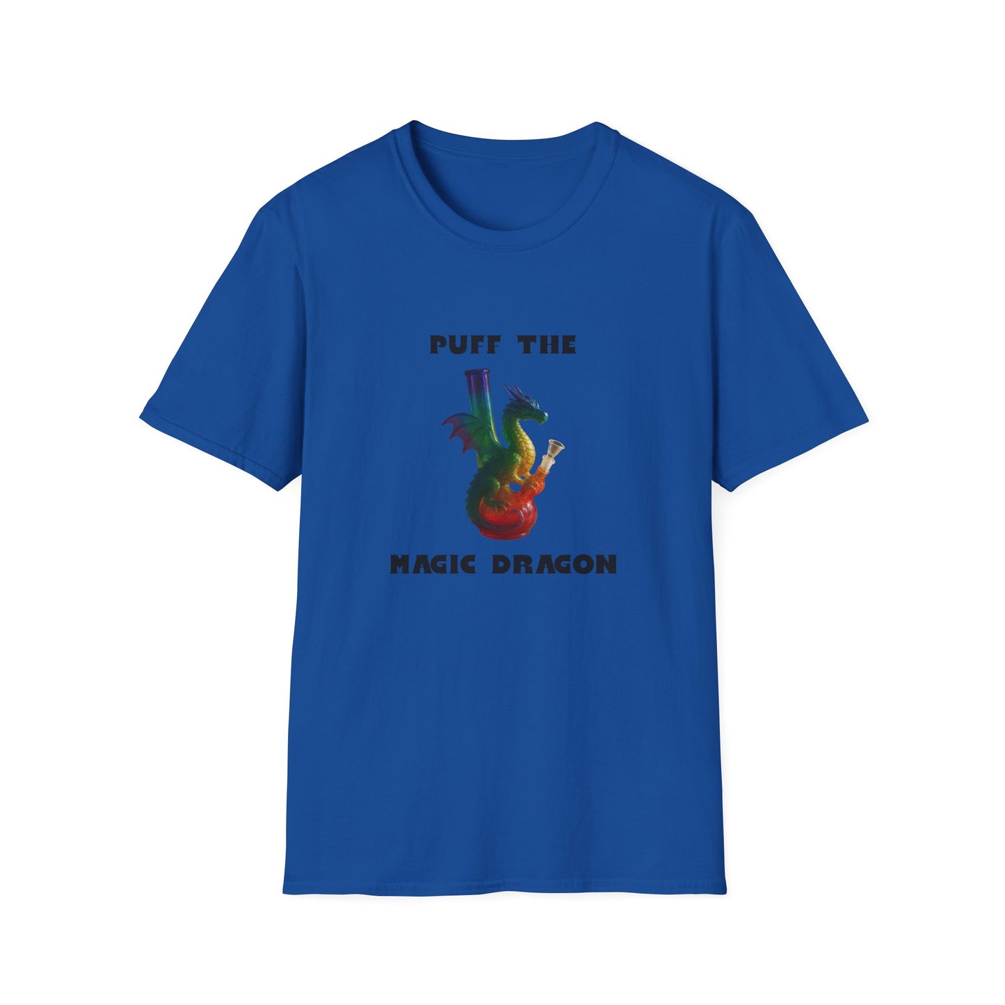 Magic Dragon T-Shirt, Unisex Graphic Tee, Softstyle Shirt, Vintage Music Apparel, Magical Gift, Festival Clothing