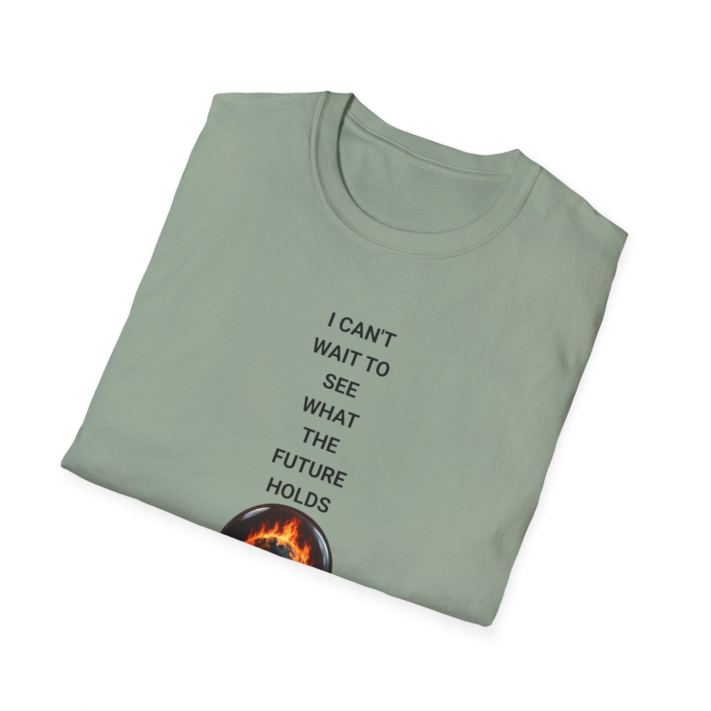 Crystal Ball Future T-Shirt, Psychic Gift, Astrology Apparel, Spiritual Tee, Carnivals & Festivals Occasional Wear