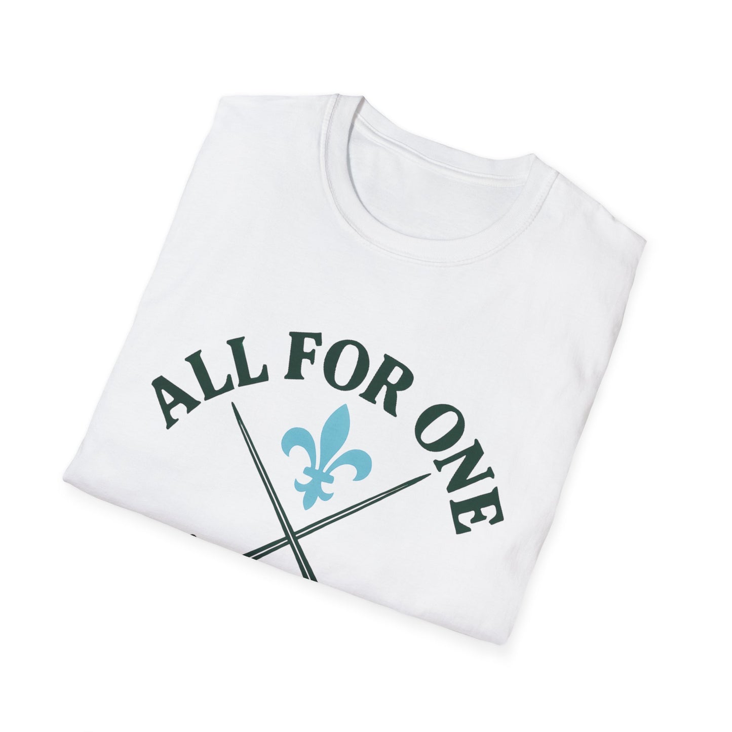 Unisex Graphic Tee - 'All For One, One For All' - Great for Team Events, Gifts, or Casual Wear