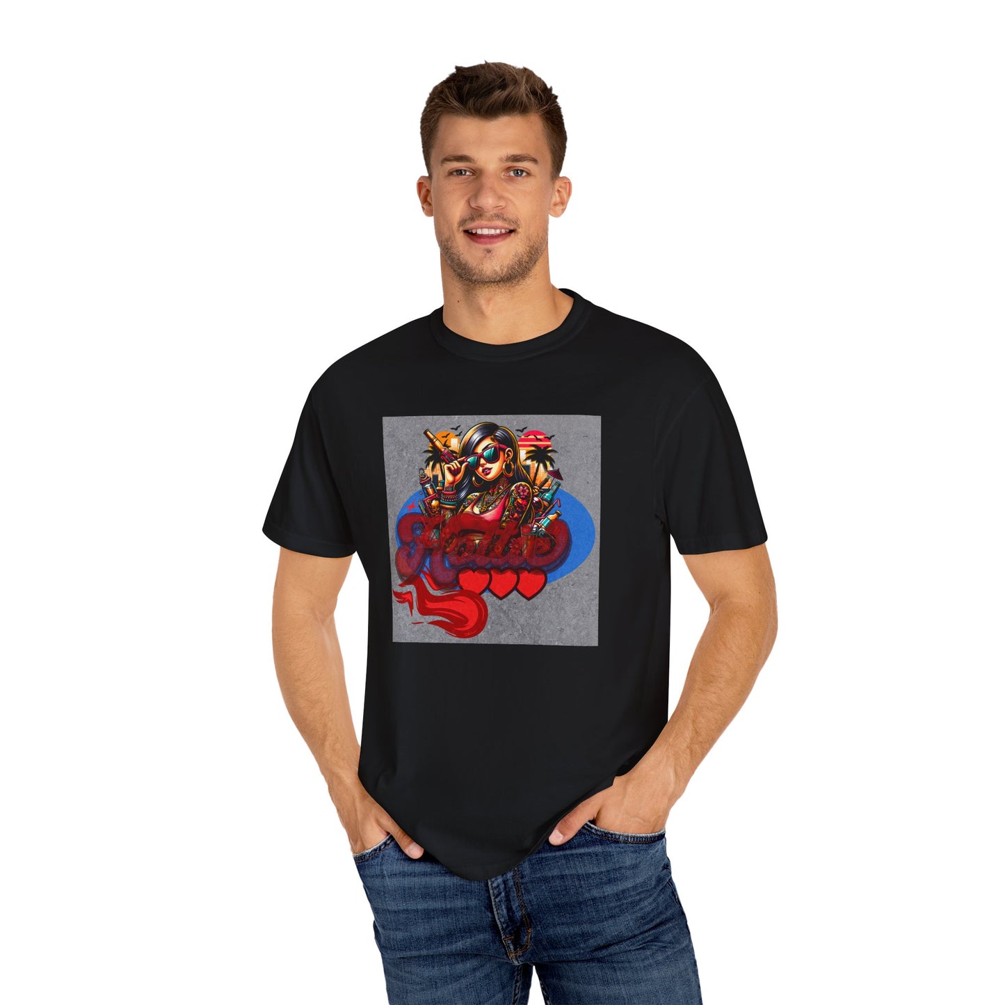 Hottie T-Shirt, Retro Inspired Unisex T-Shirt, Casual Streetwear, Graphic Tee for Events, Gift for Music Lovers, Festival Wear