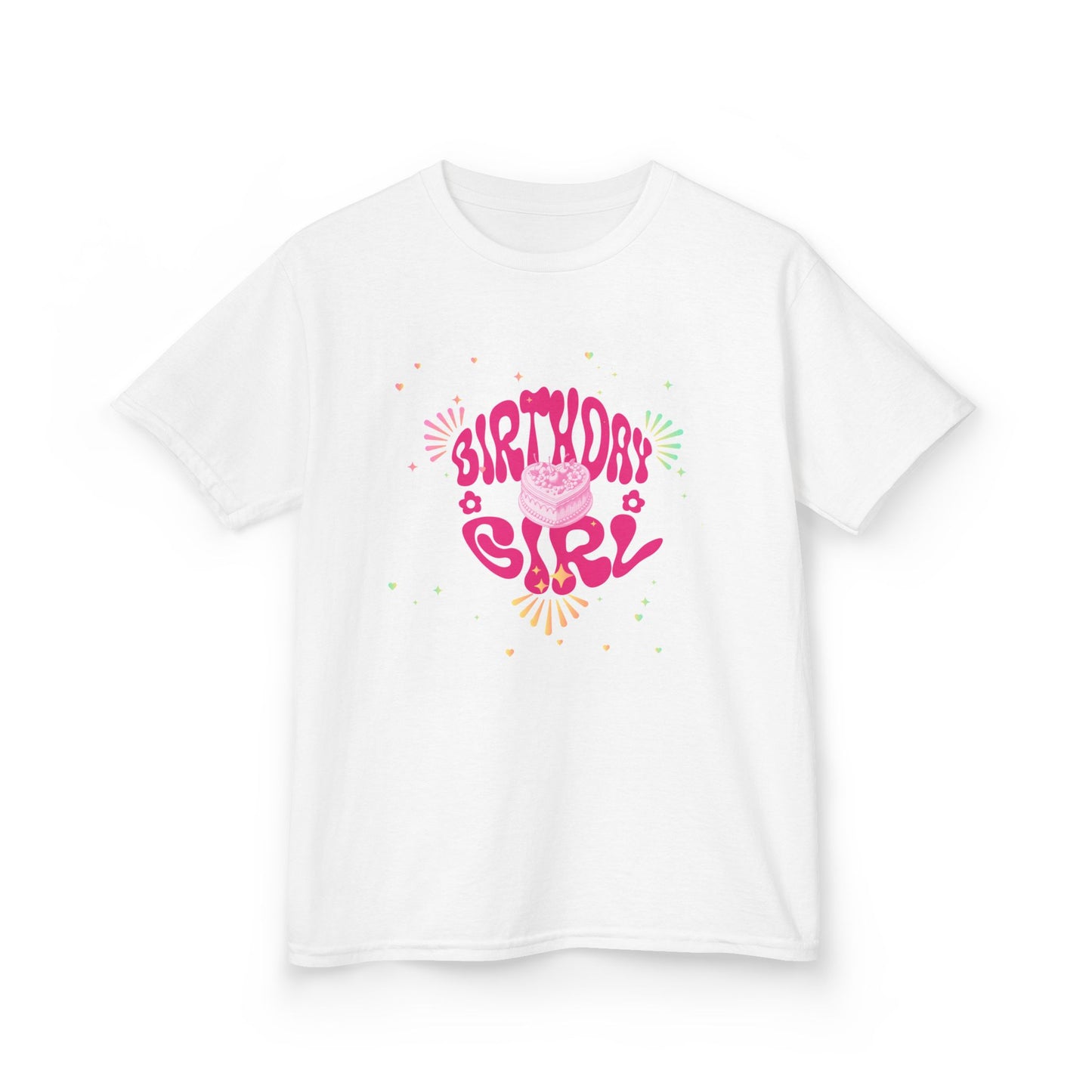 Birthday girl T-Shirt, Kids Birthday Tee, Fun Birthday T-Shirt, Birthday Cake T-Shirt, Birthday Shirt, Celebration Top, Gift, Kids Party Apparel