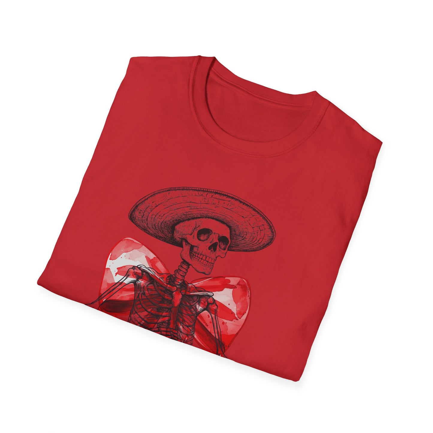 Bloody Skeleton, Unisex soft style T-Shirt