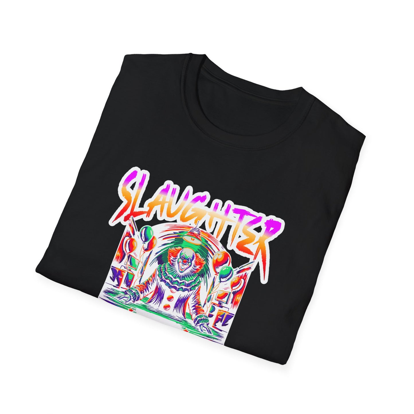 Colorful Graphic Tee - Slaughter Dreams, Unisex T-Shirt for Festivals, Edgy Summer Wear, Unique Gift, Streetwear Fashion