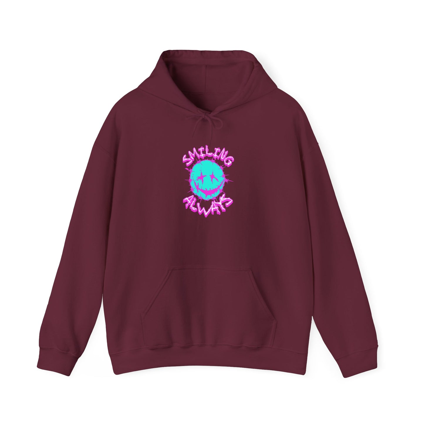 Vibrant Unisex Hoodie for Fun-Loving Souls | Graphic Sweatshirt with Smile Design, Cozy Gift for Men and Women, Casual Wear, Everyday Style