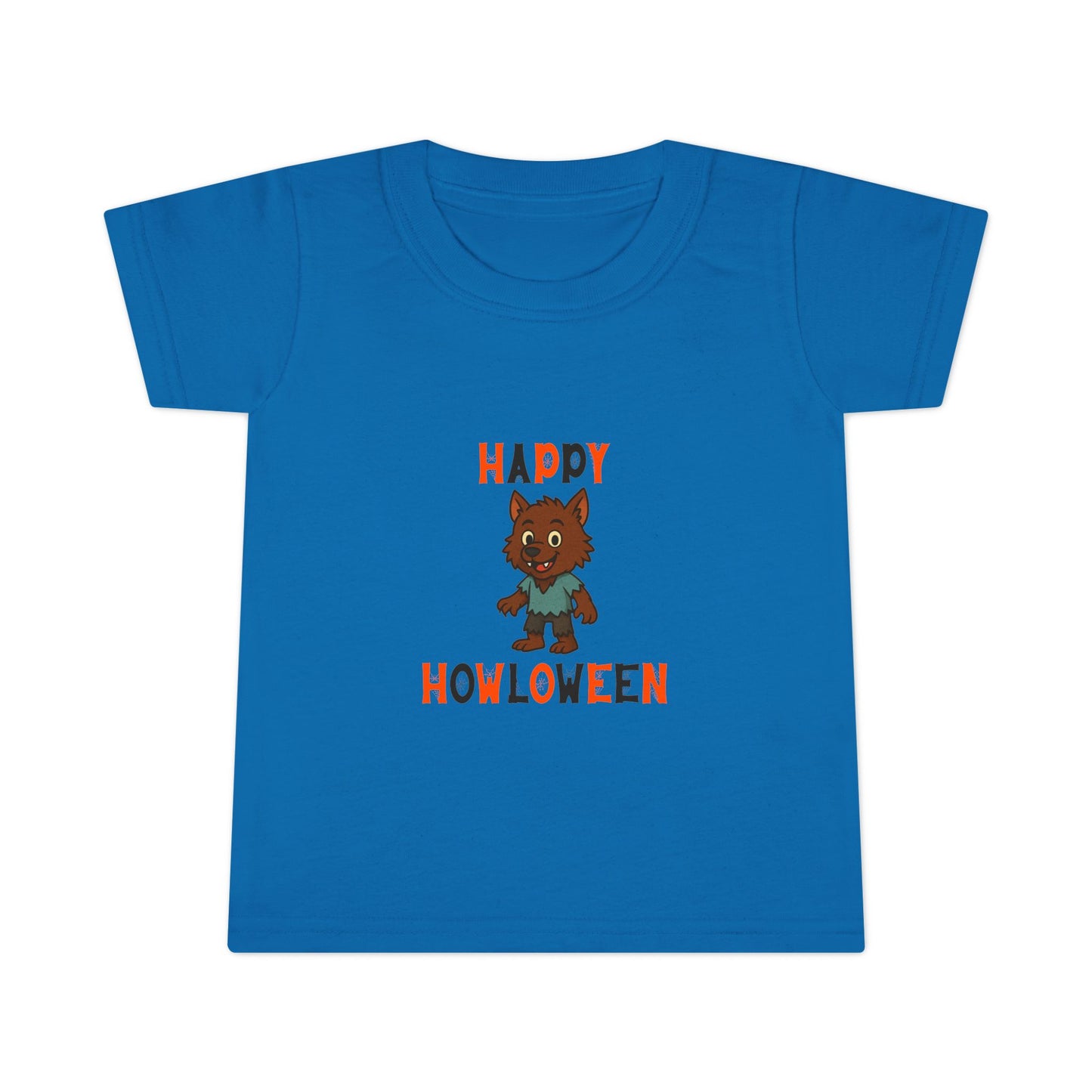 Toddler Halloween T-Shirt, Happy Howloween Kids Tee, Cute Halloween Shirt, Baby Wolf Costume Tee, Toddler Spooky Attire