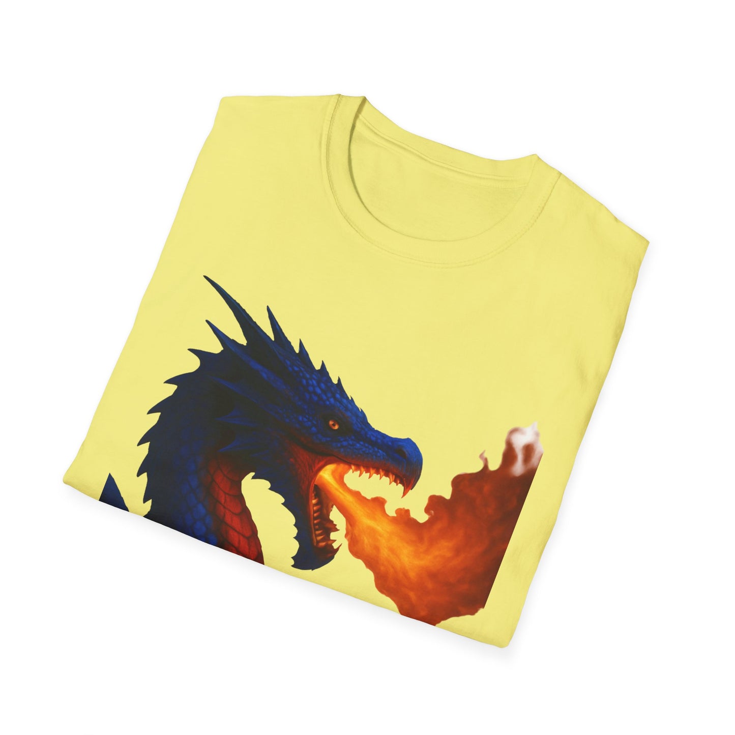Fantasy Dragon Graphic Tee - Perfect for Gamers, Fantasy Lovers, Birthday Gifts, Casual Wear, Unique Gifts