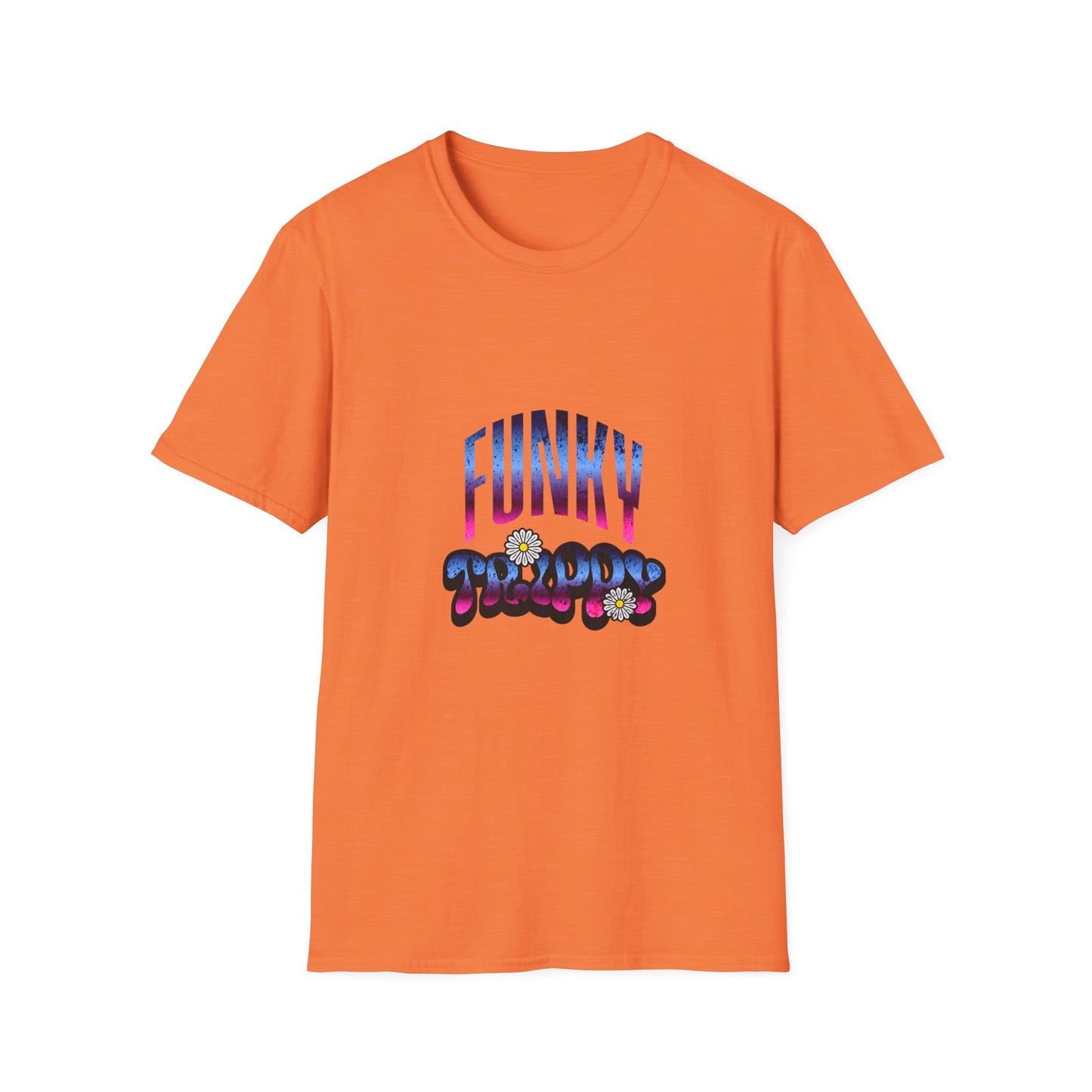 Funky Happy Unisex T-Shirt – Perfect for Festivals, Gifts & Everyday Wear, Vivid Graphics, Casual Style, Birthday Celebration