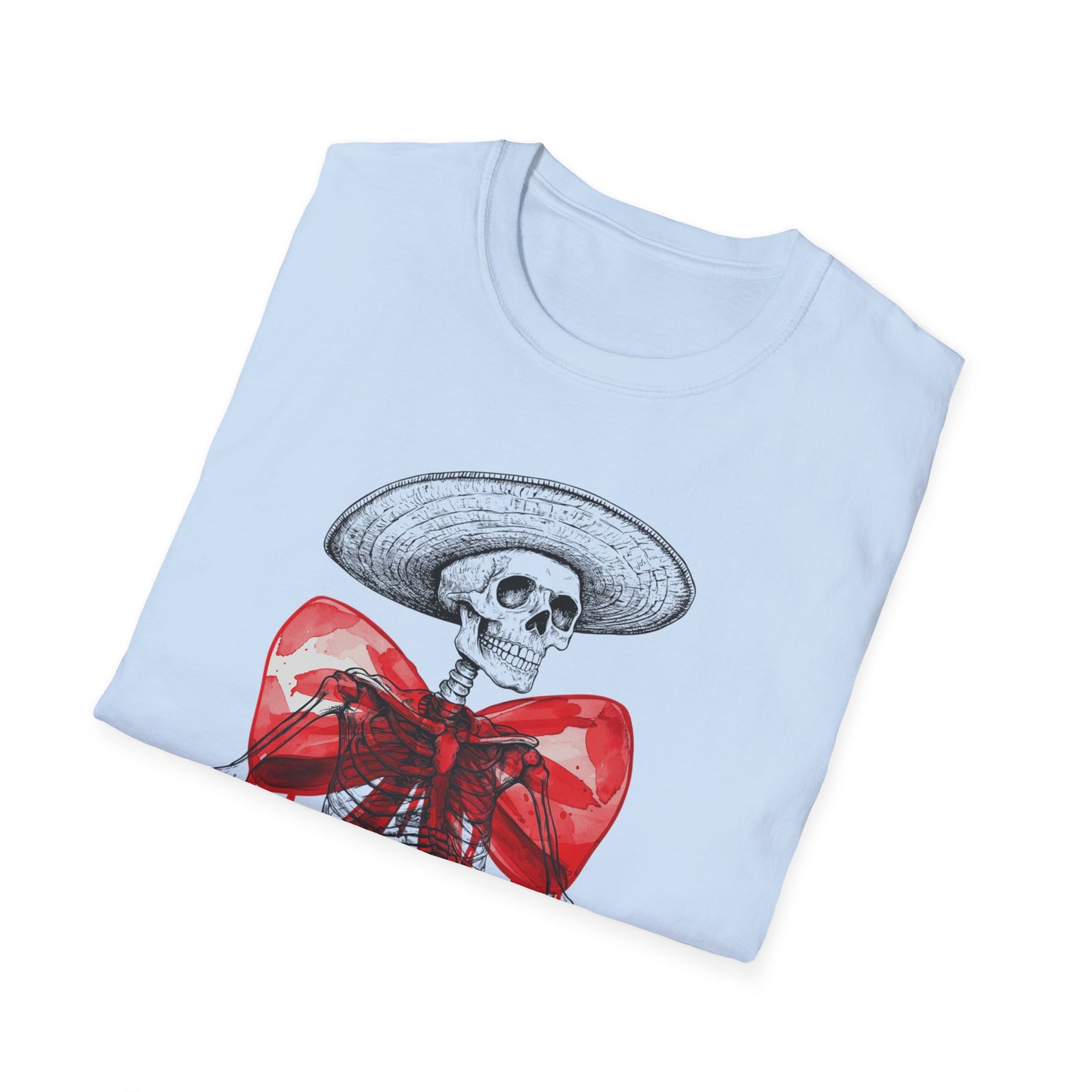 Bloody Skeleton, Unisex soft style T-Shirt