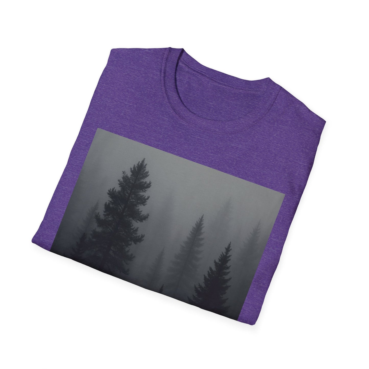 Mystical Forest T-Shirt | Unisex Softstyle Tee for Nature Lovers, Outdoor Adventures, Casual Wear, Gifts for Him & Her