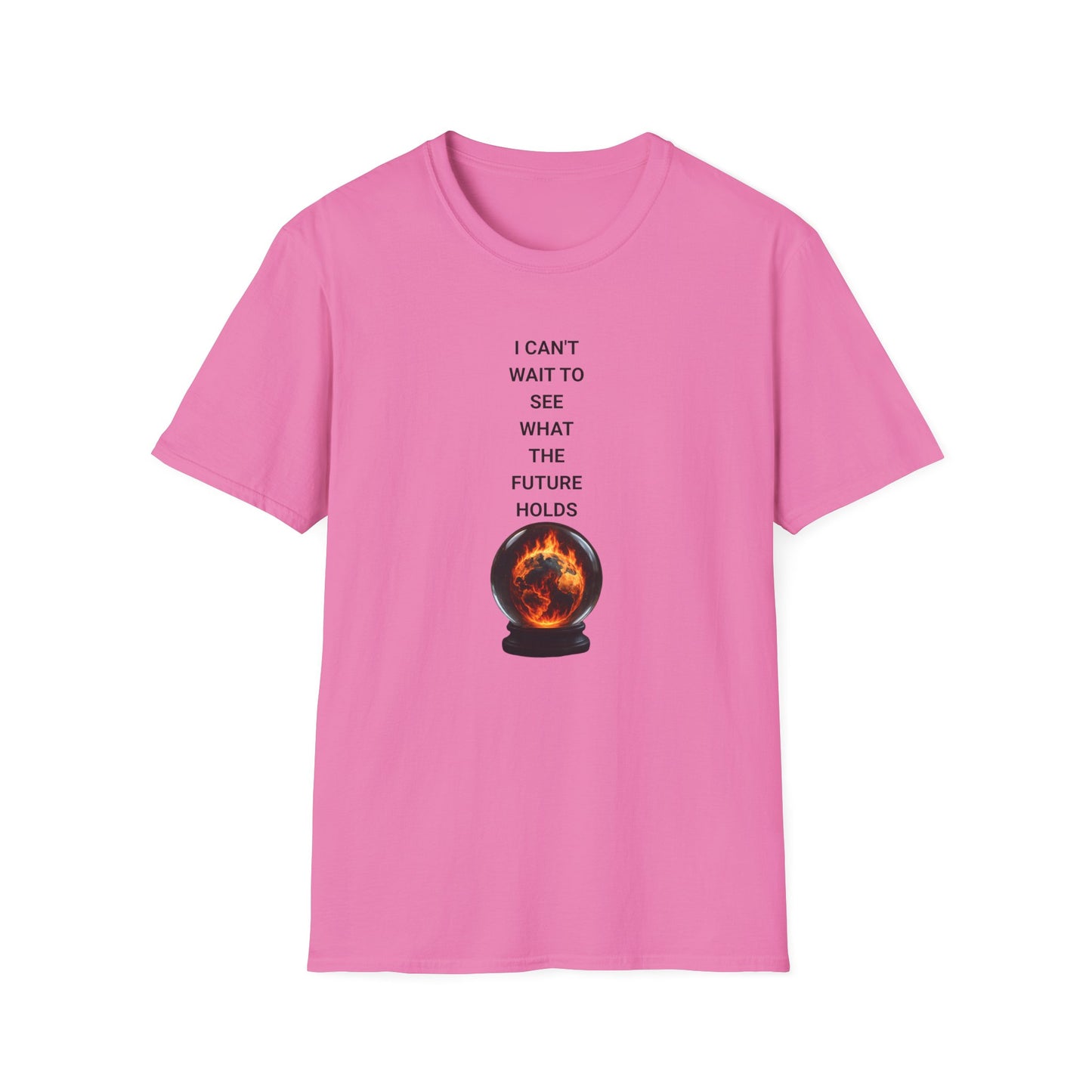 Crystal Ball Future T-Shirt, Psychic Gift, Astrology Apparel, Spiritual Tee, Carnivals & Festivals Occasional Wear
