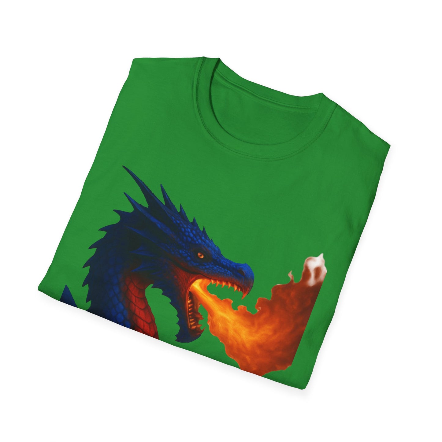 Fantasy Dragon Graphic Tee - Perfect for Gamers, Fantasy Lovers, Birthday Gifts, Casual Wear, Unique Gifts