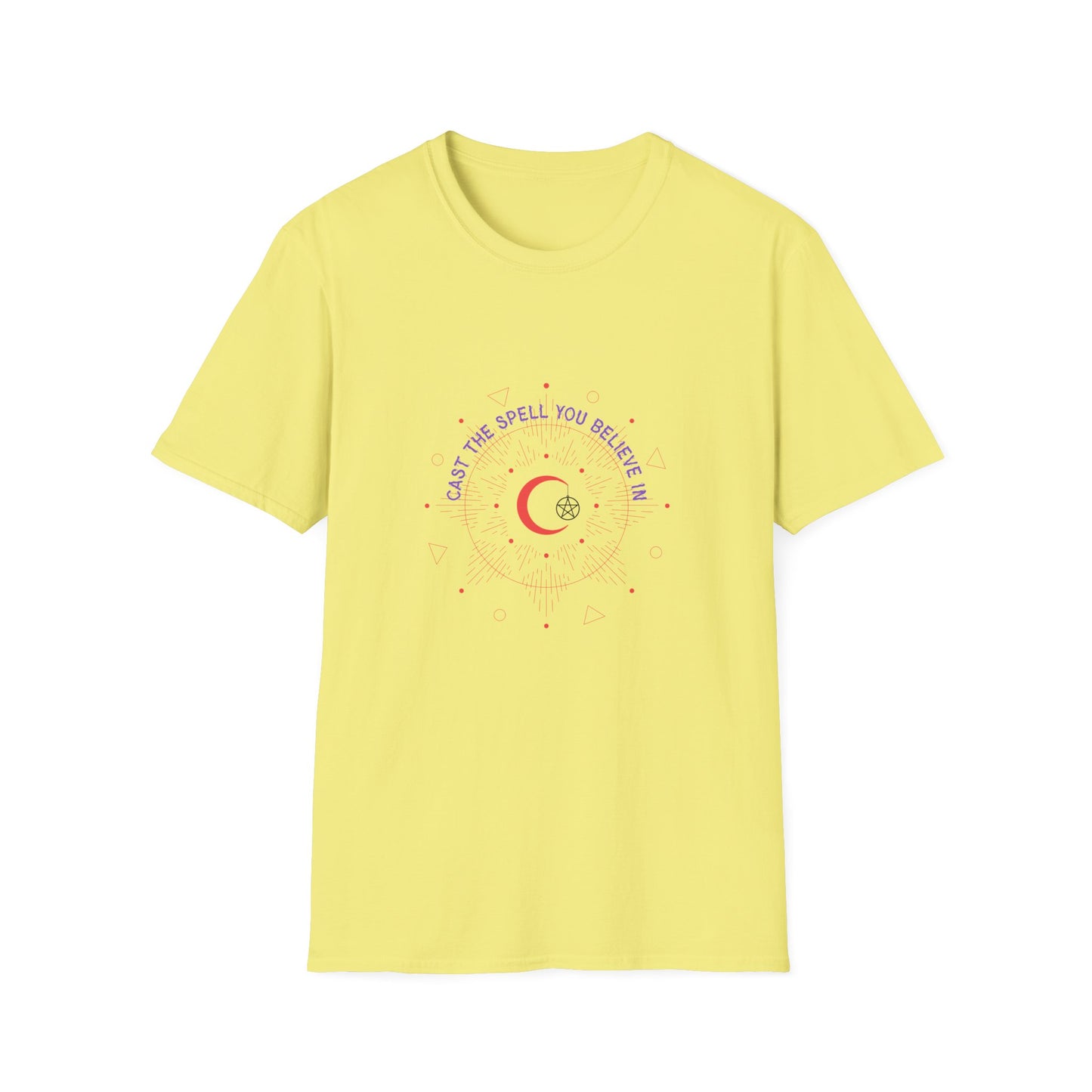 Magical Moon Phase T-Shirt | Unisex Softstyle Tee, Astrology Gift, Spiritual Apparel, Celestial Shirt, Empowering Gift for Her