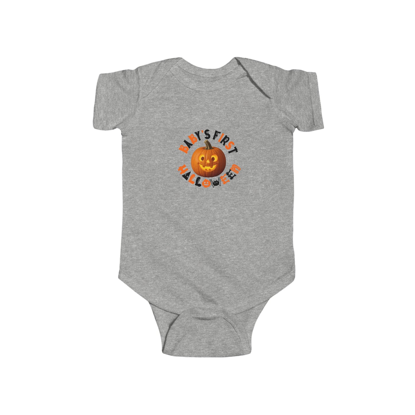 Baby's First Halloween Bodysuit, Infant Costume, Cute Baby Outfit, Halloween Gift, Pumpkin Baby Bodysuit, Baby Shower Gift