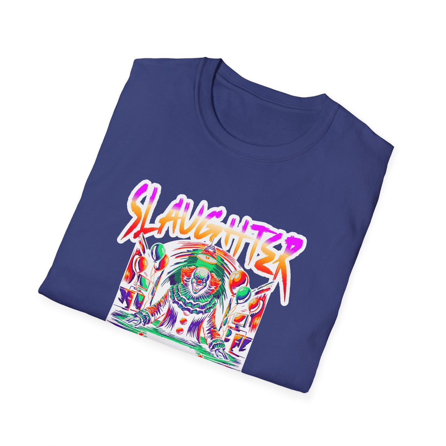 Colorful Graphic Tee - Slaughter Dreams, Unisex T-Shirt for Festivals, Edgy Summer Wear, Unique Gift, Streetwear Fashion