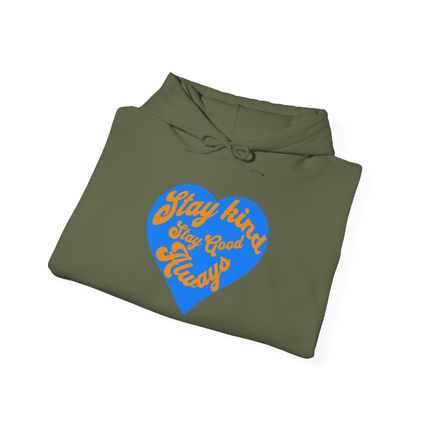 Stay Kind Heart Hoodie - Cozy Unisex Sweatshirt, Ideal for Gifts, Casual Wear, Everyday Comfort, Fall Fashion, Motivation