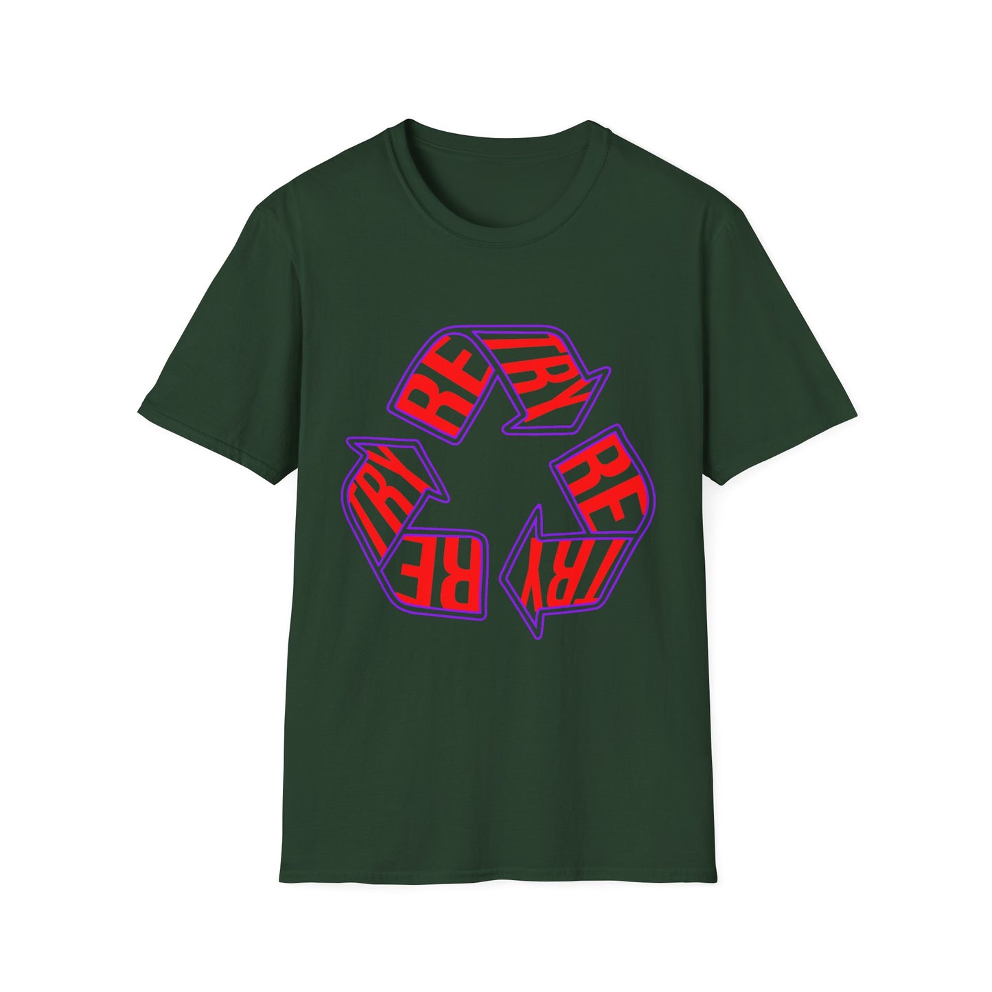 Recycled Vibes Unisex T-Shirt, Eco-Friendly Tee, Casual Wear, Gift for Eco-Conscious, Sustainable Fashion, Everyday Staple