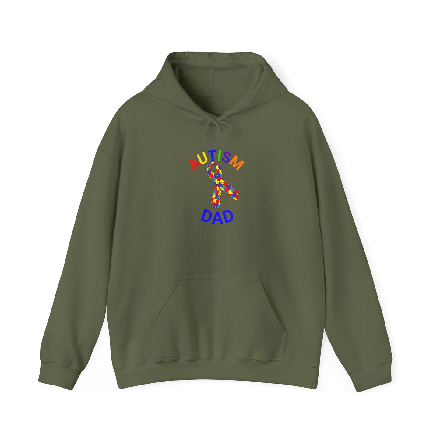 Autism Dad Inspirational Hoodie | Unisex Heavy Blend Sweatshirt for Fathers | Perfect Gift for Dad | Awareness Apparel