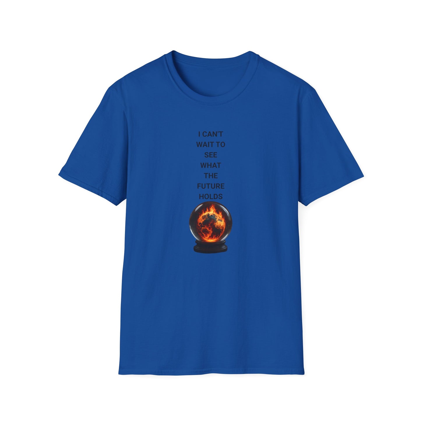 Crystal Ball Future T-Shirt, Psychic Gift, Astrology Apparel, Spiritual Tee, Carnivals & Festivals Occasional Wear