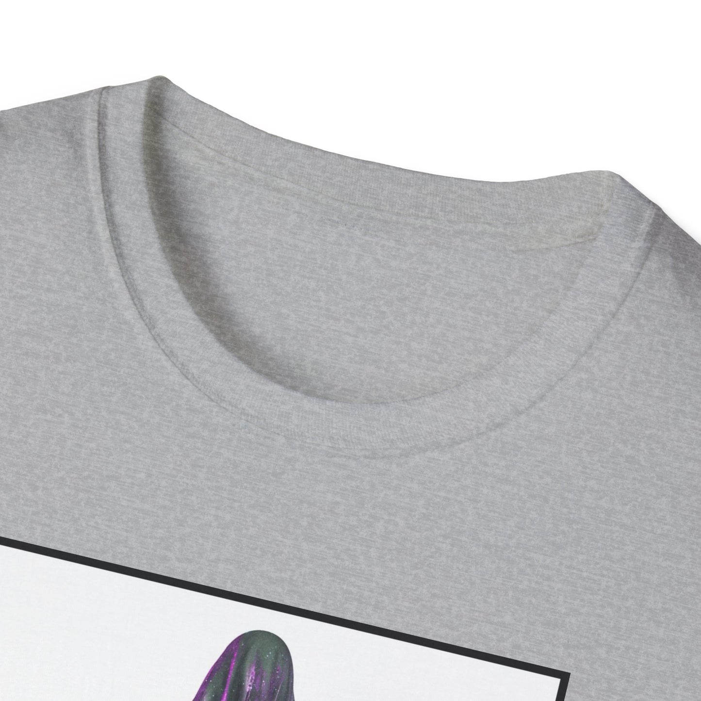 Cosmic Vibe Unisex Softstyle T-Shirt - Celestial Graphic Tee, Space Lover's Gift, Retro Aesthetic Shirt, Festival Wear, Geeky Apparel