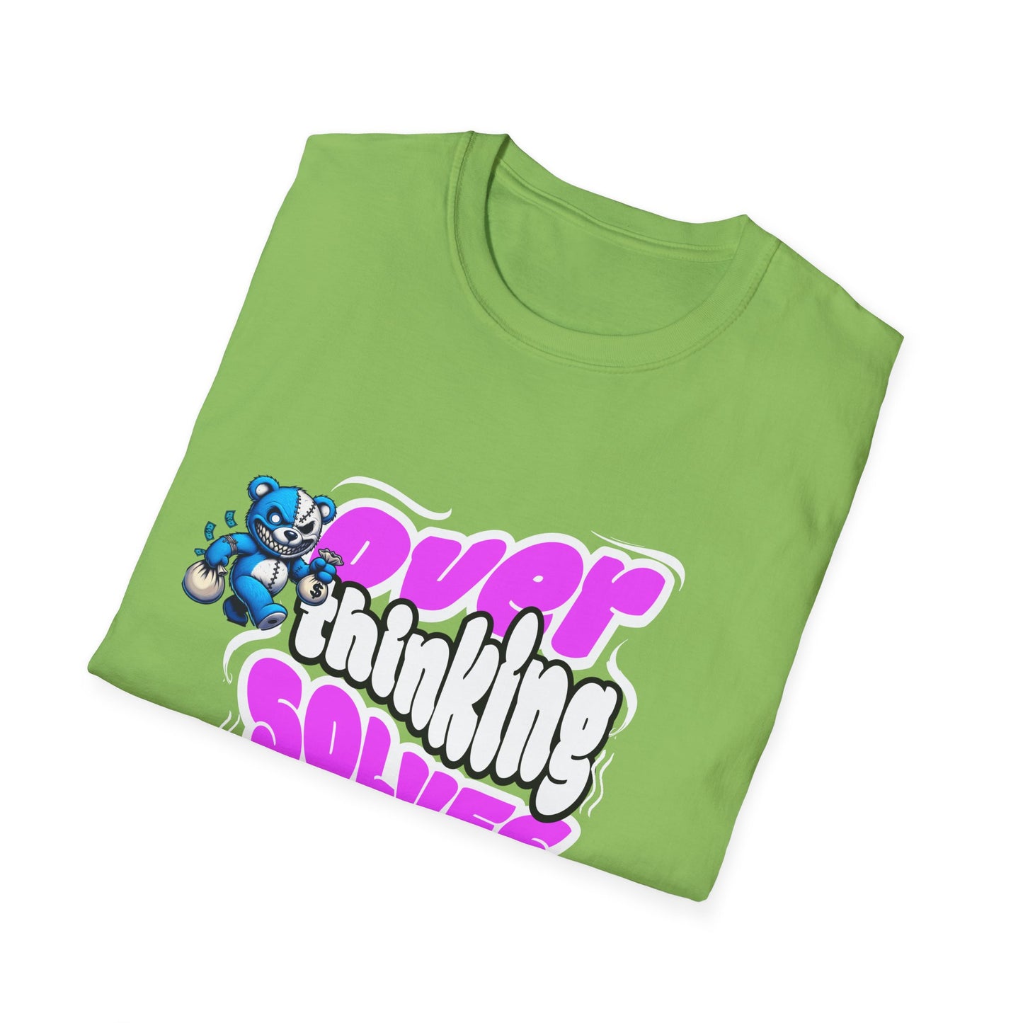 Funny Overthinking T-Shirt, Unisex Graphic Tee, Gift for Anxiety, Casual Wear, Birthday Gift, Relaxed Fit