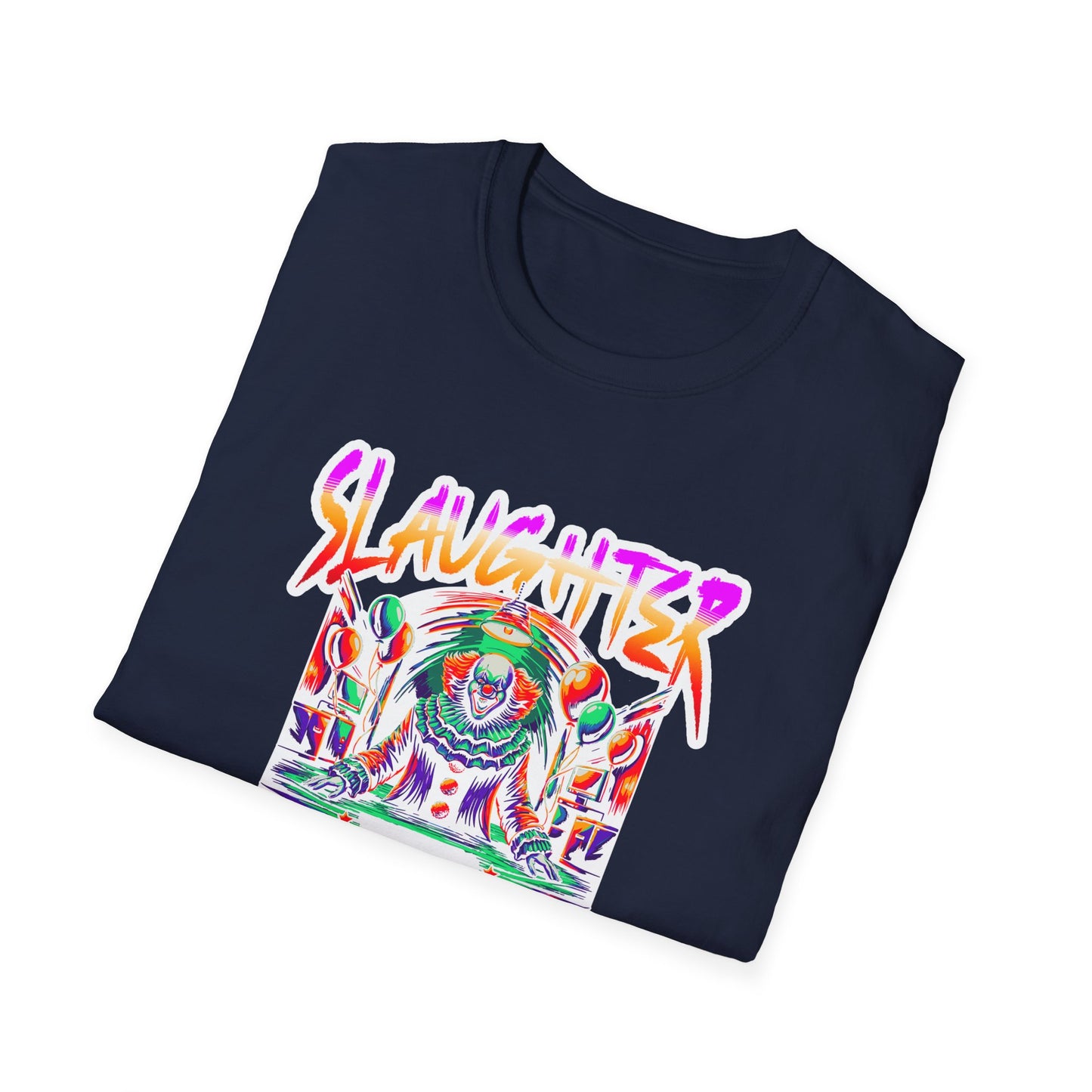 Colorful Graphic Tee - Slaughter Dreams, Unisex T-Shirt for Festivals, Edgy Summer Wear, Unique Gift, Streetwear Fashion