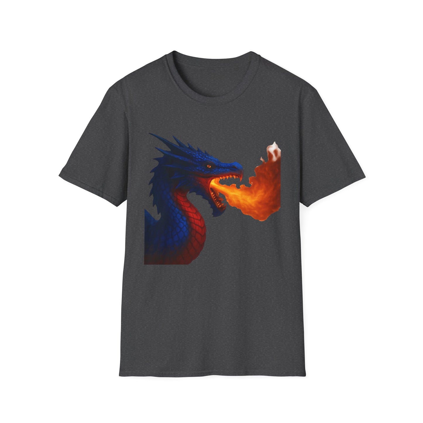 Fantasy Dragon Graphic Tee - Perfect for Gamers, Fantasy Lovers, Birthday Gifts, Casual Wear, Unique Gifts