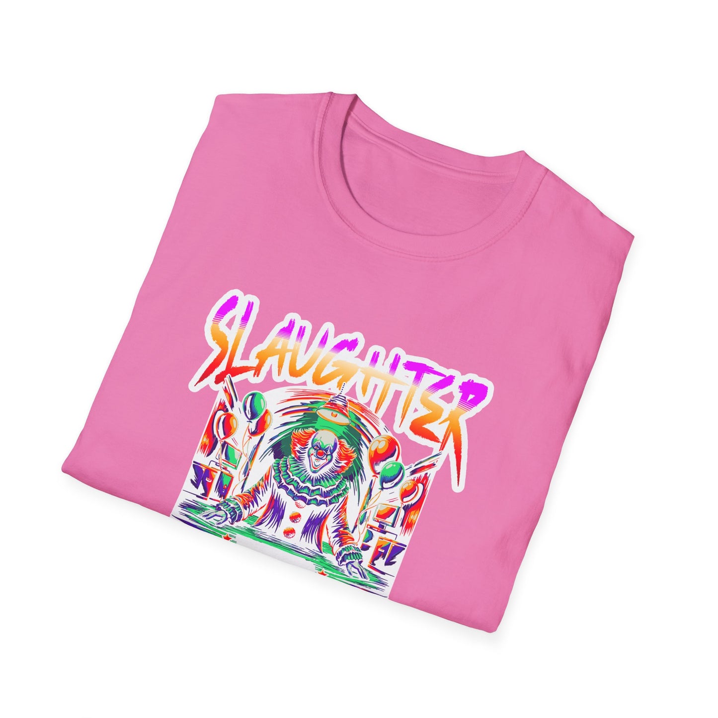 Colorful Graphic Tee - Slaughter Dreams, Unisex T-Shirt for Festivals, Edgy Summer Wear, Unique Gift, Streetwear Fashion