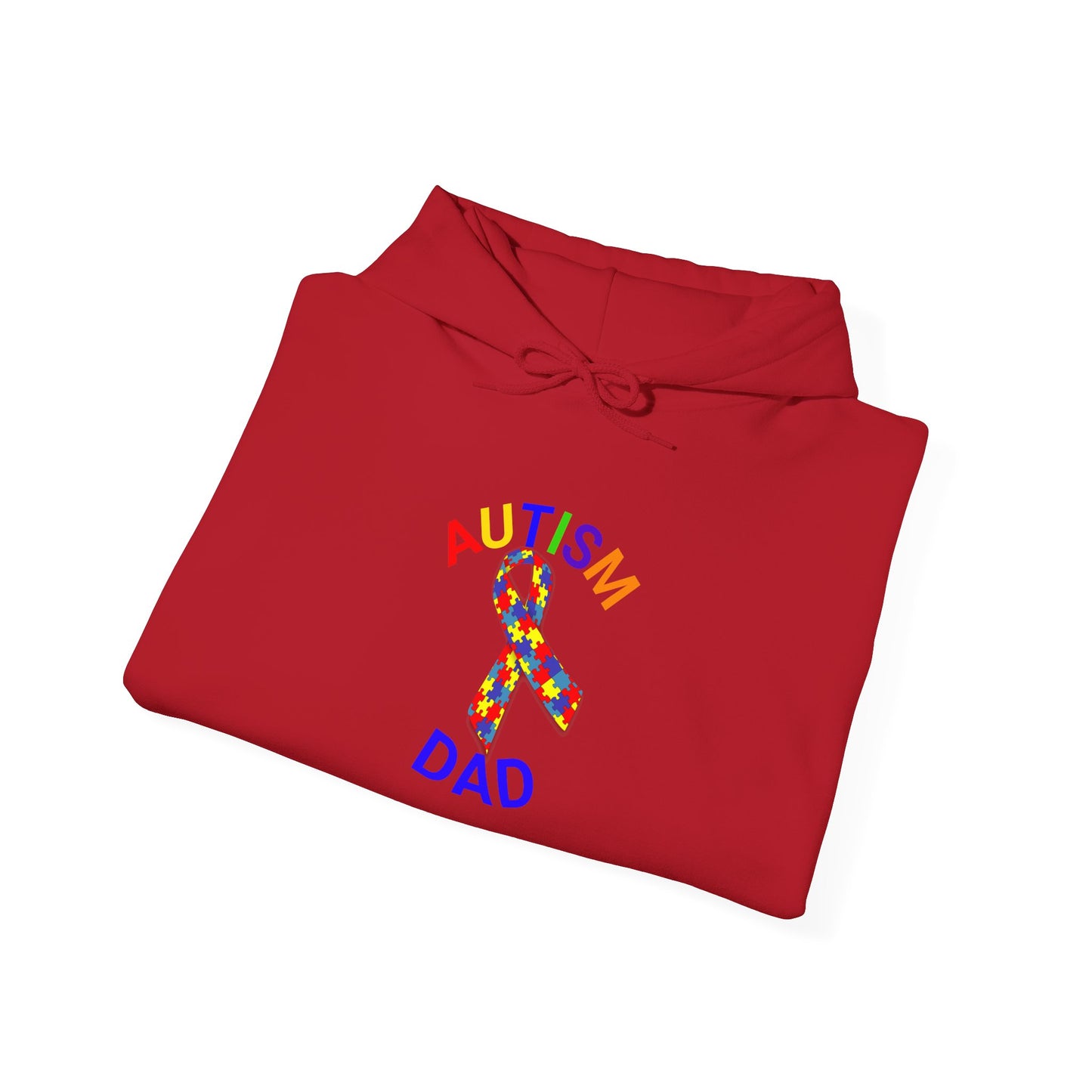 Autism Dad Inspirational Hoodie | Unisex Heavy Blend Sweatshirt for Fathers | Perfect Gift for Dad | Awareness Apparel